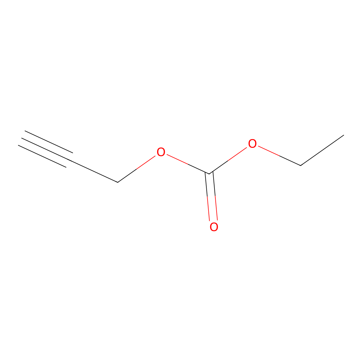Ethyl prop-2-yn-1-yl carbonate molecular structure, CAS 107820-22-4