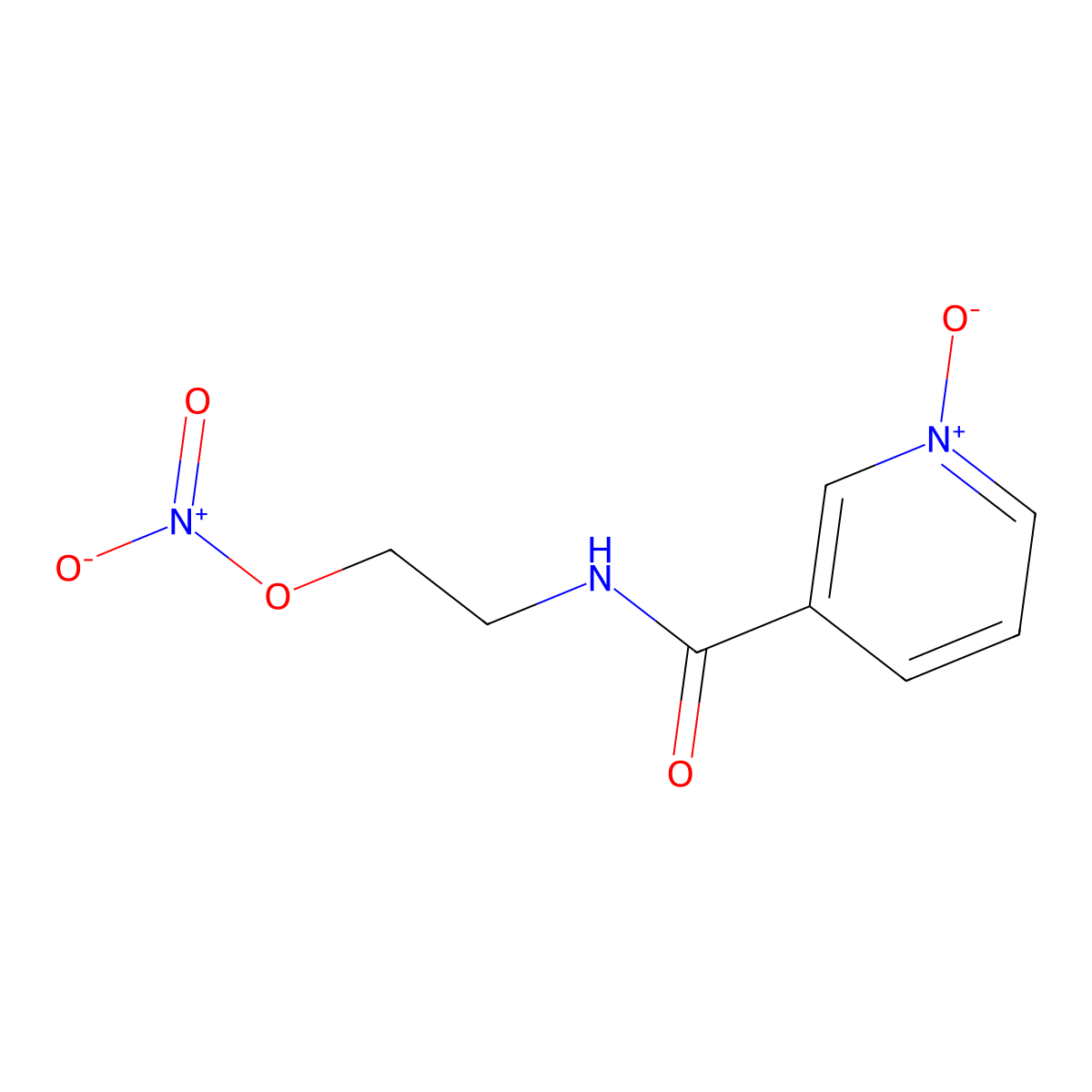 Nicorandil N-Oxide molecular structure, CAS 107833-98-7