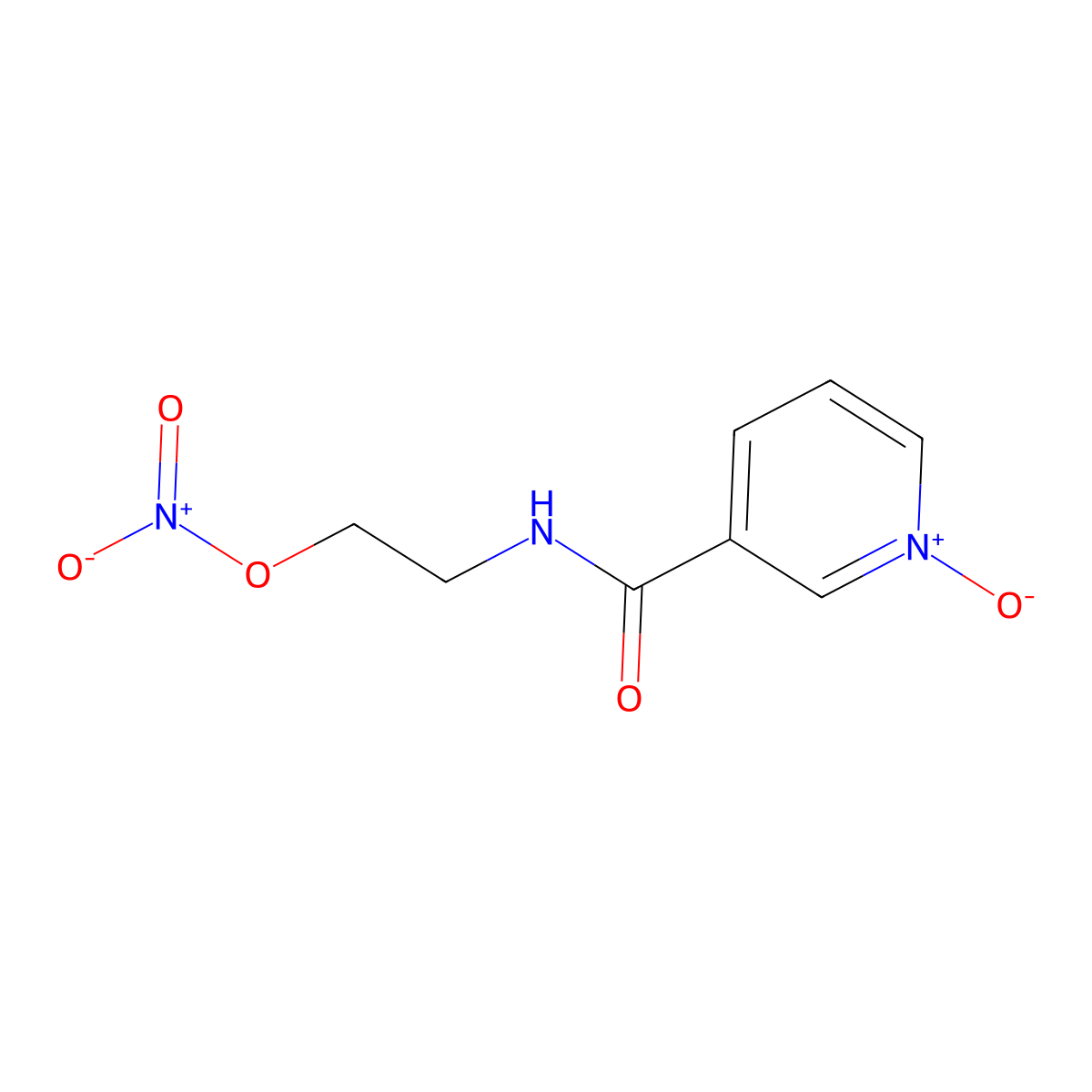 Nicorandil N-Oxide molecular structure, CAS 107833-98-7