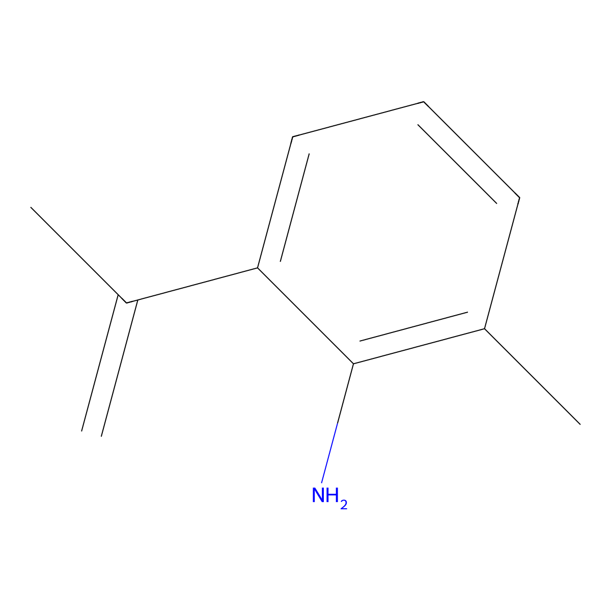 2-Methyl-6-(prop-1-en-2-yl)aniline molecular structure, CAS 107859-36-9