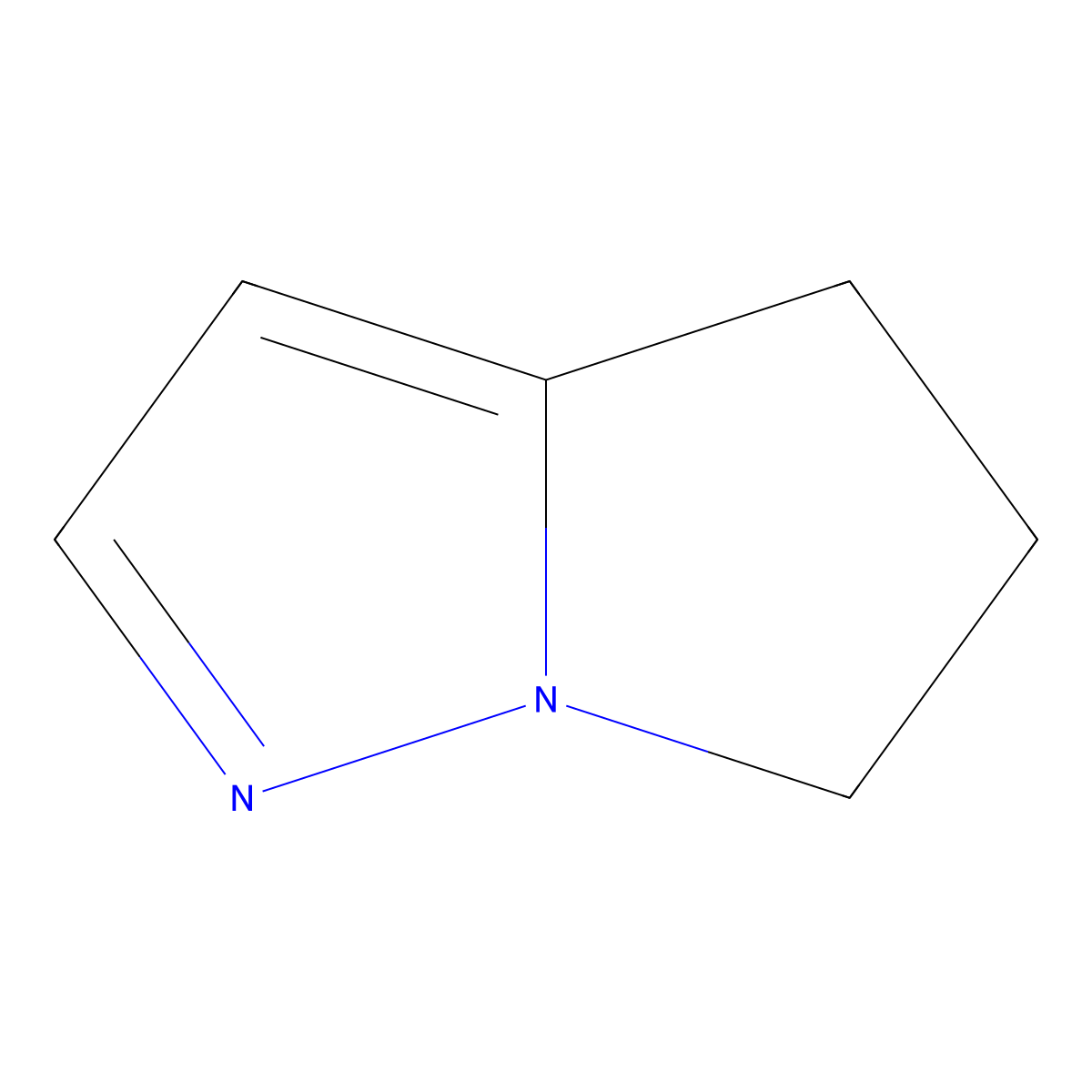 5,6-Dihydro-4H-pyrrolo(1,2-b)pyrazole molecular structure, CAS 107862-65-7