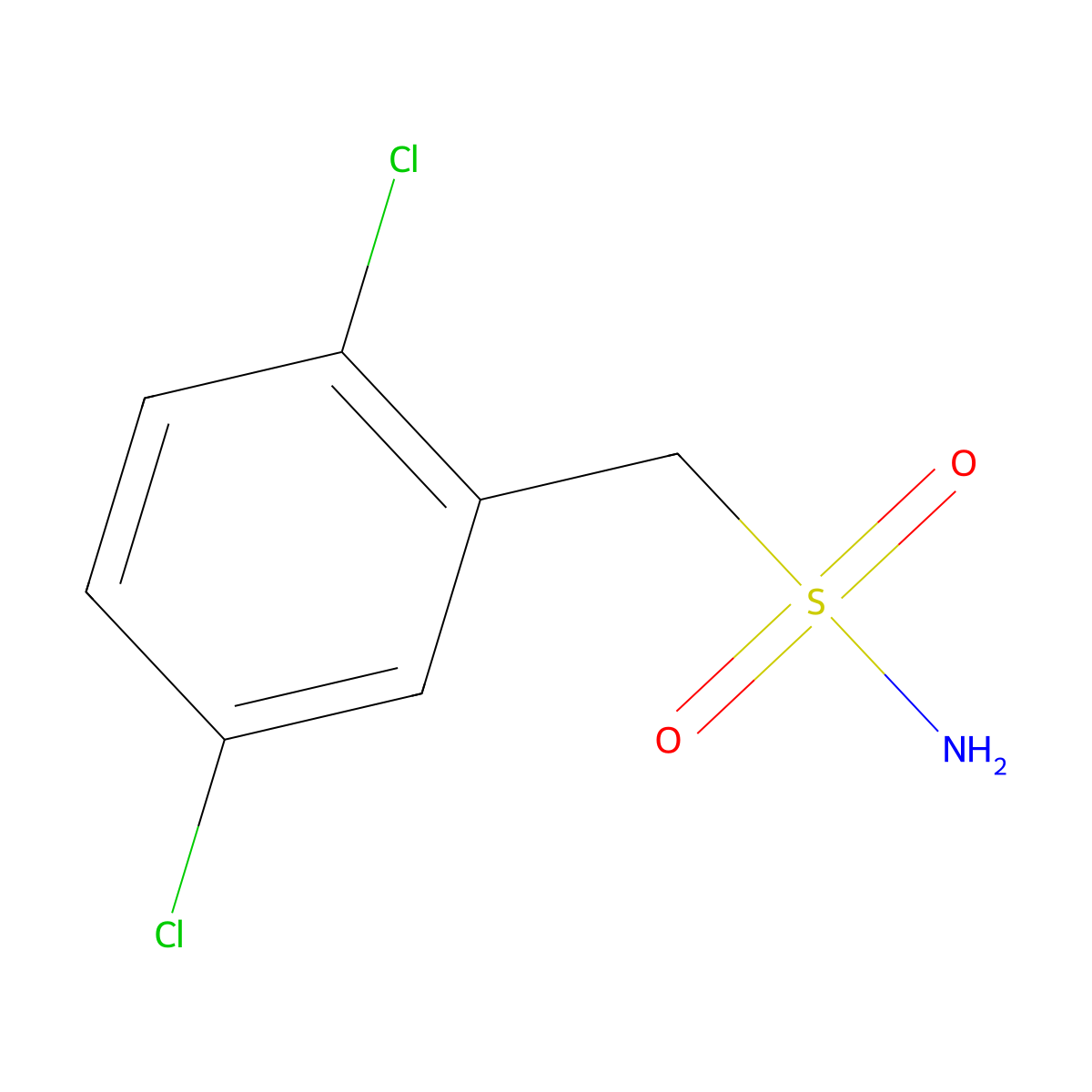 (2,5-Dichlorophenyl)methanesulfonamide molecular structure, CAS 1078627-71-0