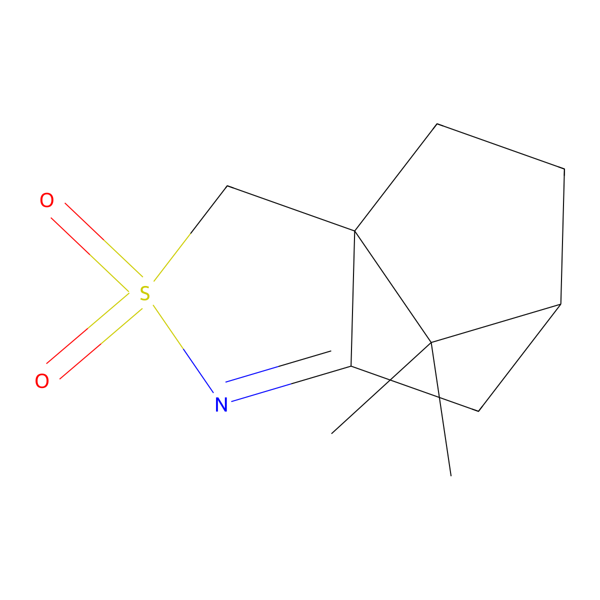 (6R)-8,8-Dimethyl-4,5,6,7-tetrahydro-3a,6-methano-2lambda~6~-2lambda~6~,1-benzothiazole-2,2(3H)-dione molecular structure, CAS 107869-45-4