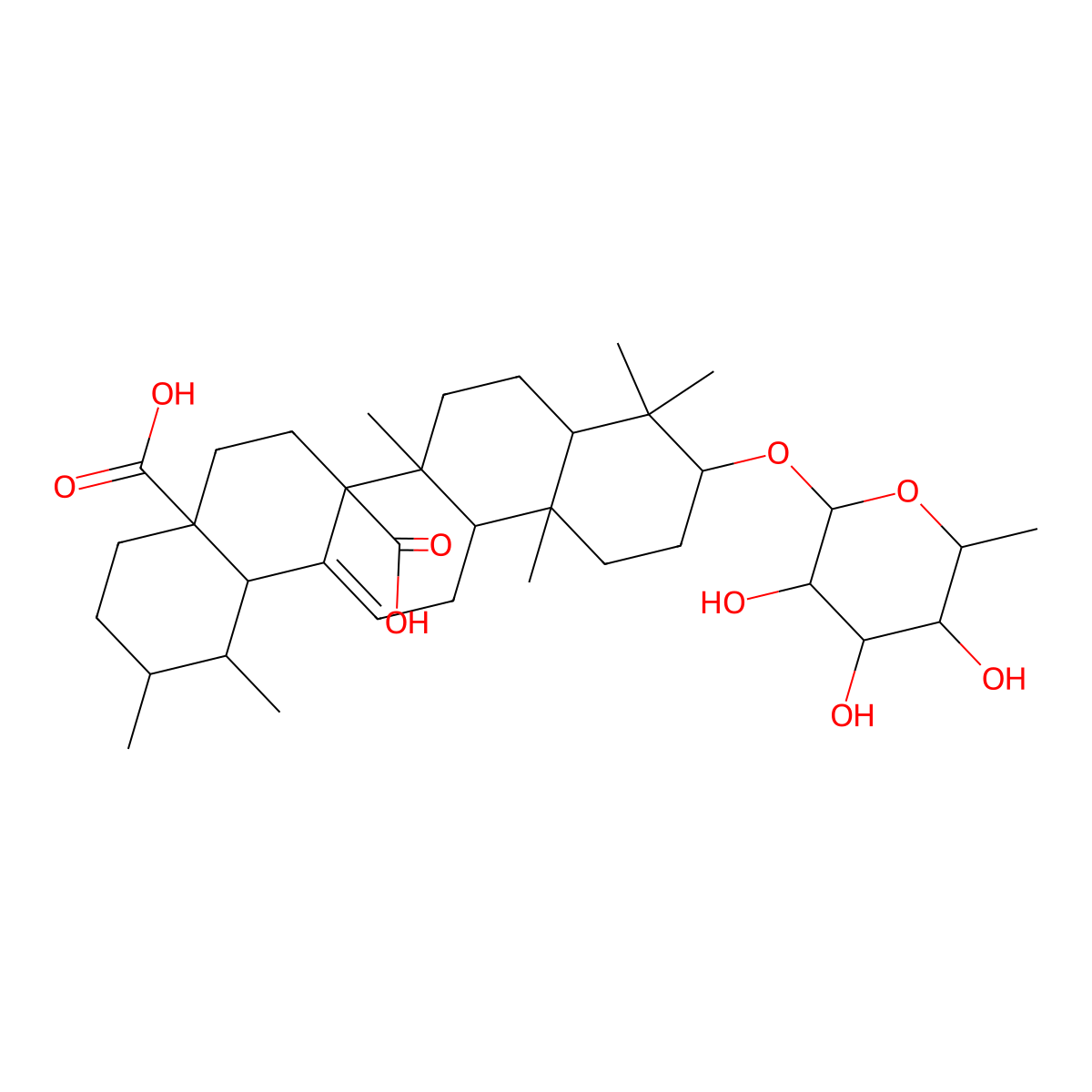 Quinovin molecular structure, CAS 107870-05-3