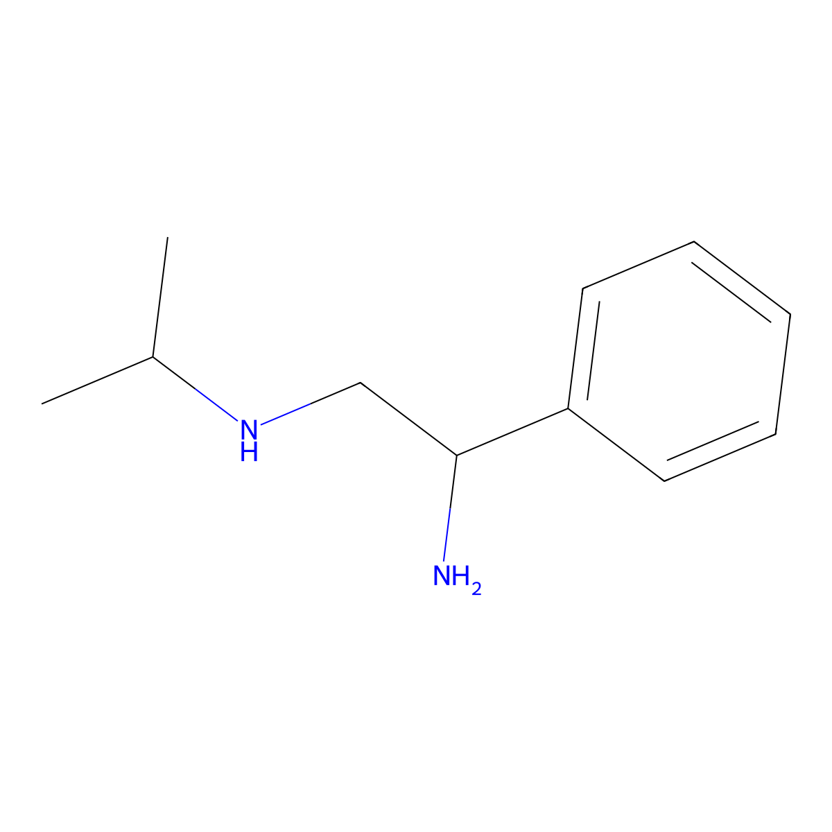 (2-Amino-2-phenylethyl)(propan-2-yl)amine molecular structure, CAS 1078736-86-3