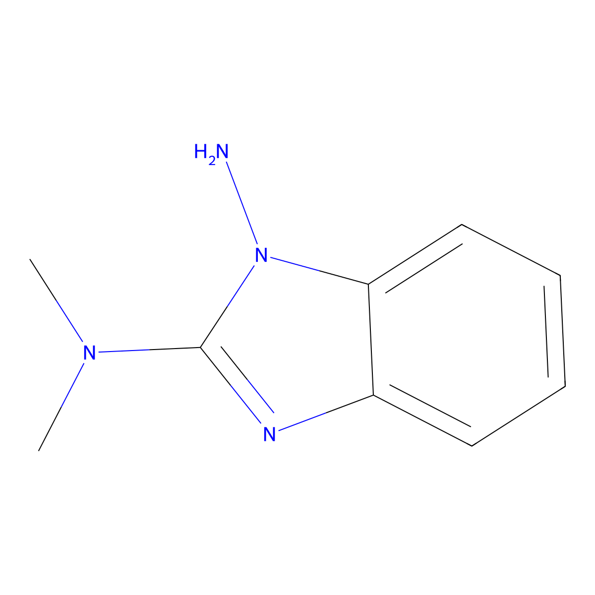 2-N,2-N-dimethylbenzimidazole-1,2-diamine molecular structure, CAS 107879-45-8