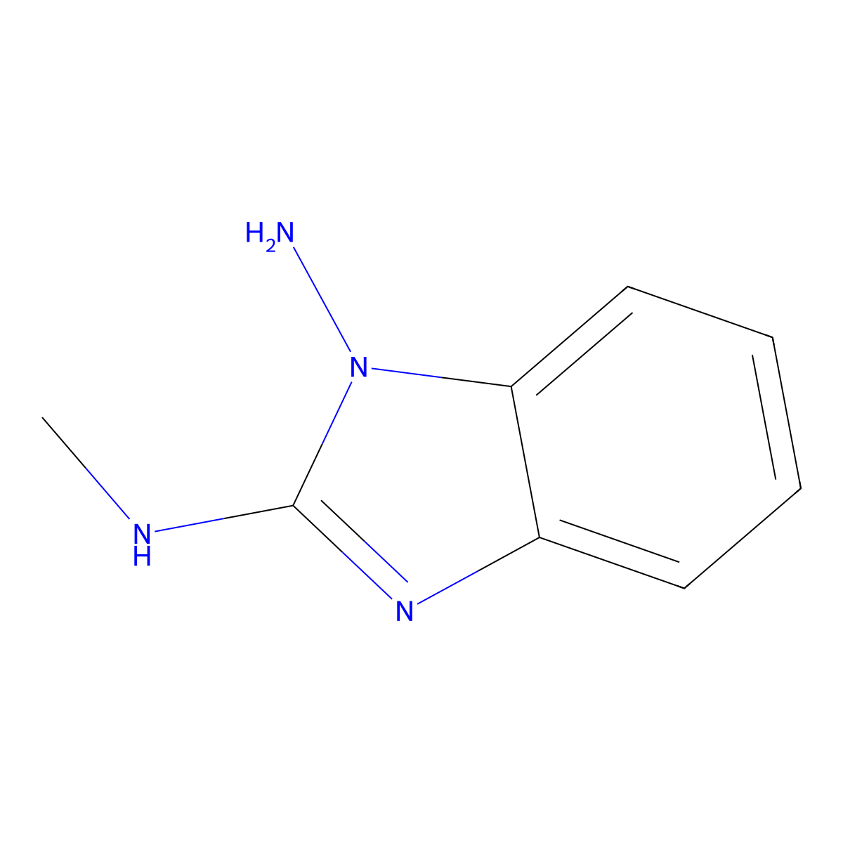 N2-Methyl-1H-benzimidazole-1,2-diamine molecular structure, CAS 107879-46-9