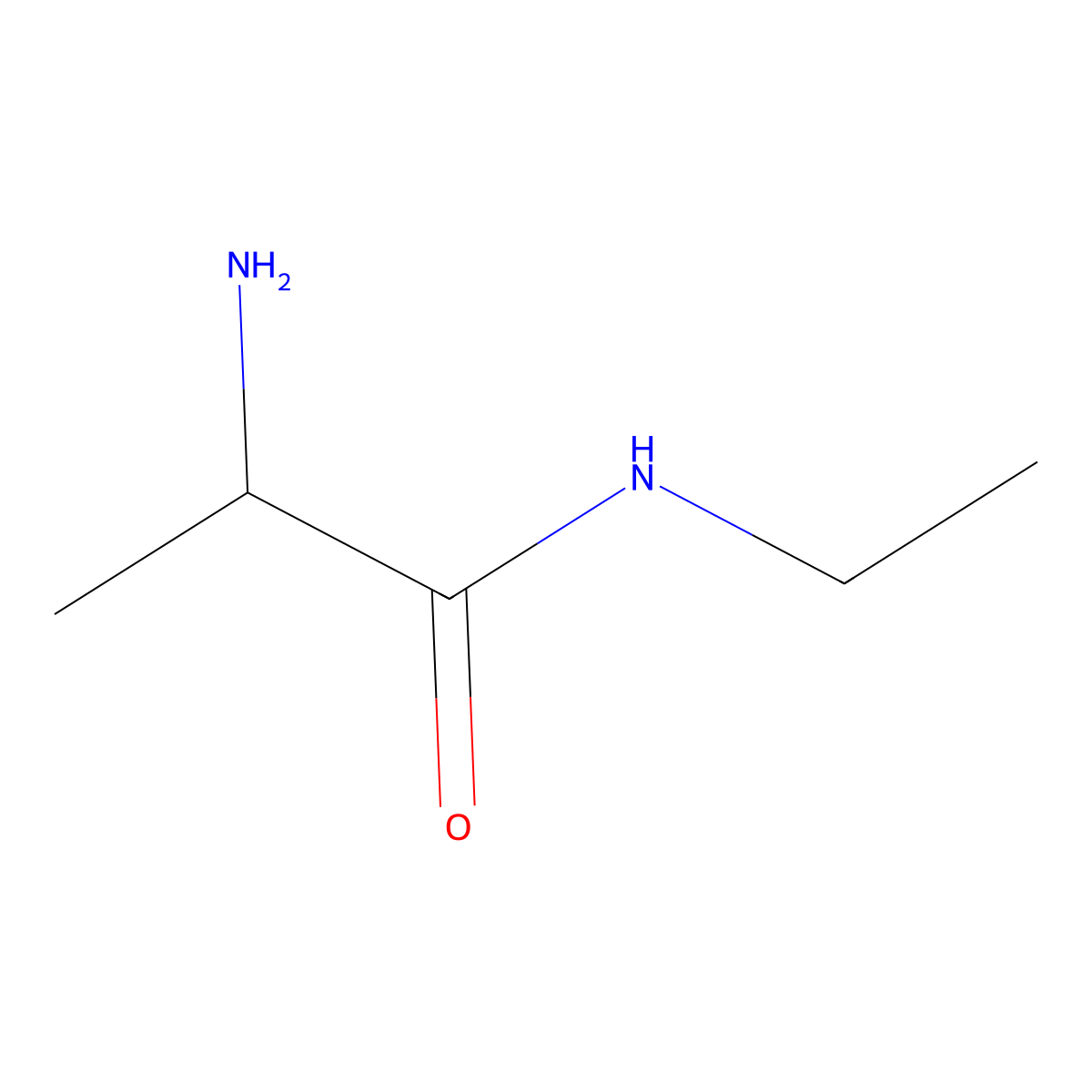 2-Amino-N-ethylpropanamide molecular structure, CAS 1078791-14-6
