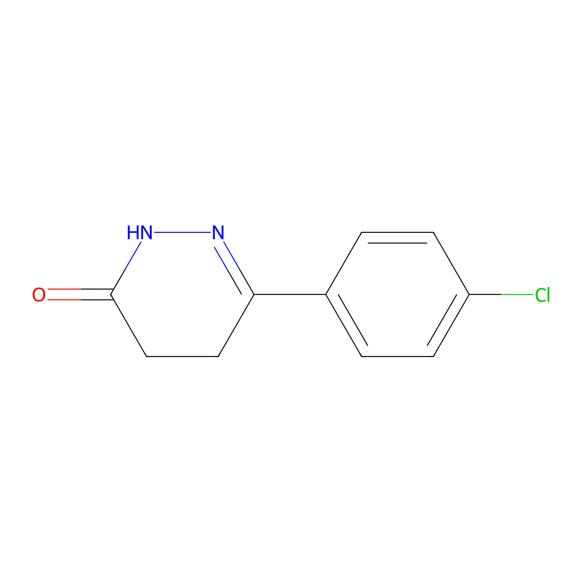 6-(4-Chlorophenyl)-4,5-Dihydropyridazin-3(2H)-One molecular structure, CAS 1079-73-8
