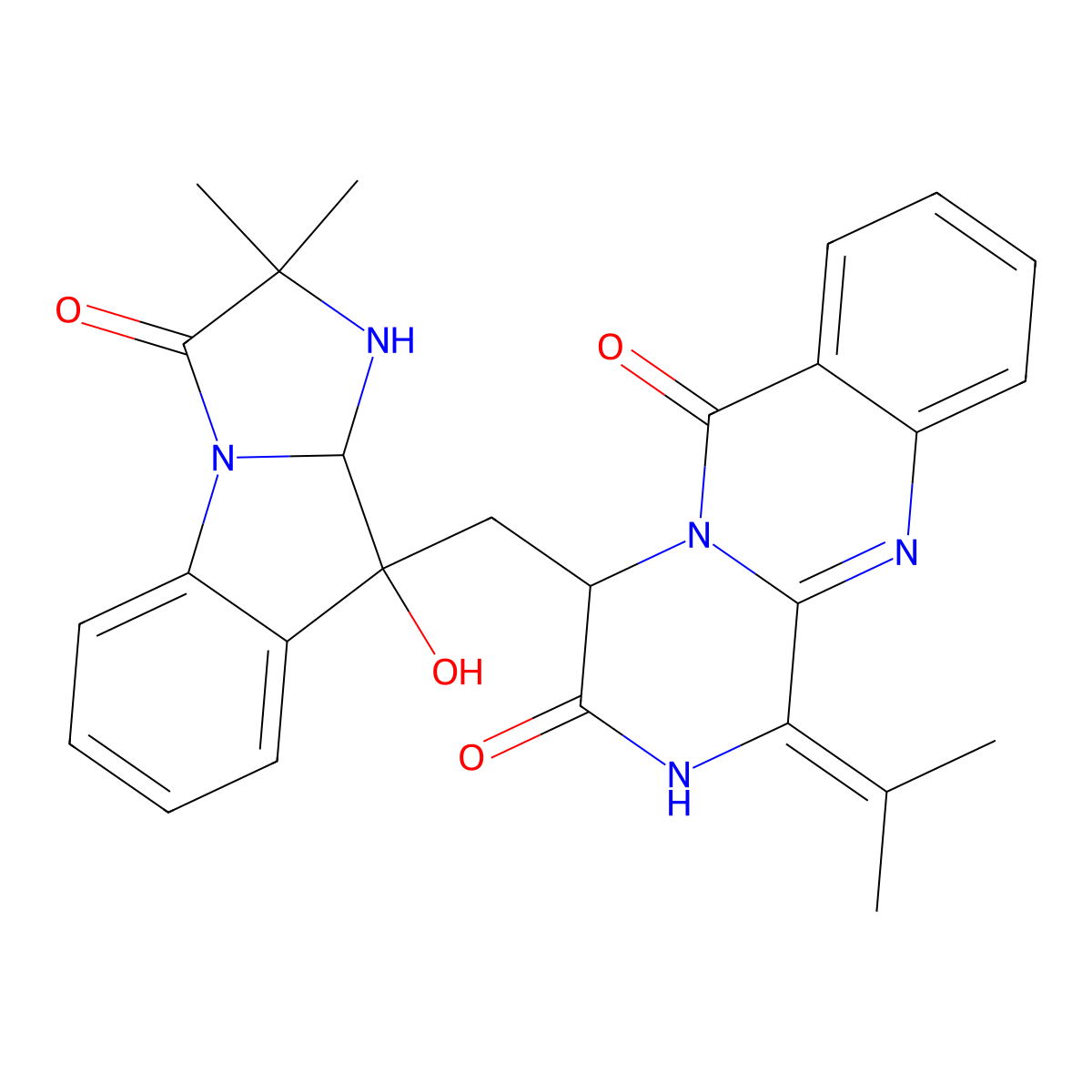 Quinadoline A molecular structure, CAS 1079096-19-7