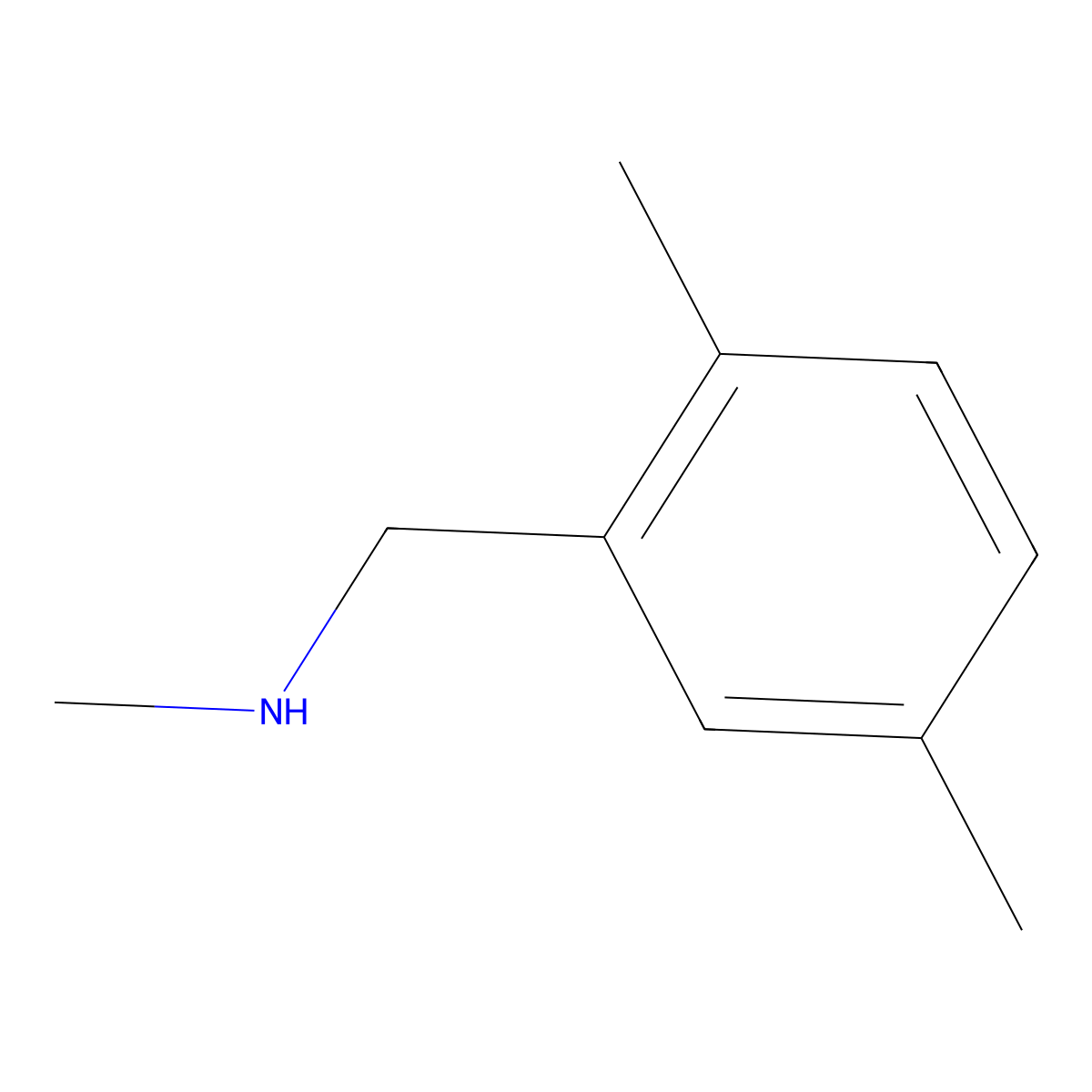 [(2,5-Dimethylphenyl)methyl](methyl)amine molecular structure, CAS 1079178-90-7