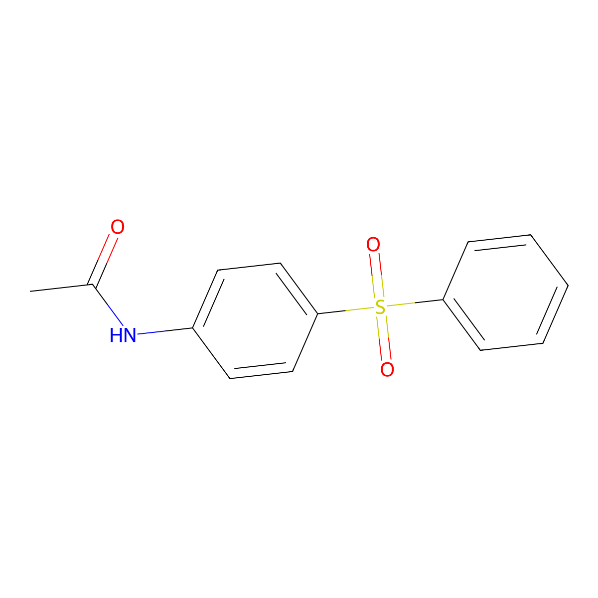 N-[4-(benzenesulfonyl)phenyl]acetamide molecular structure, CAS 107920-73-0