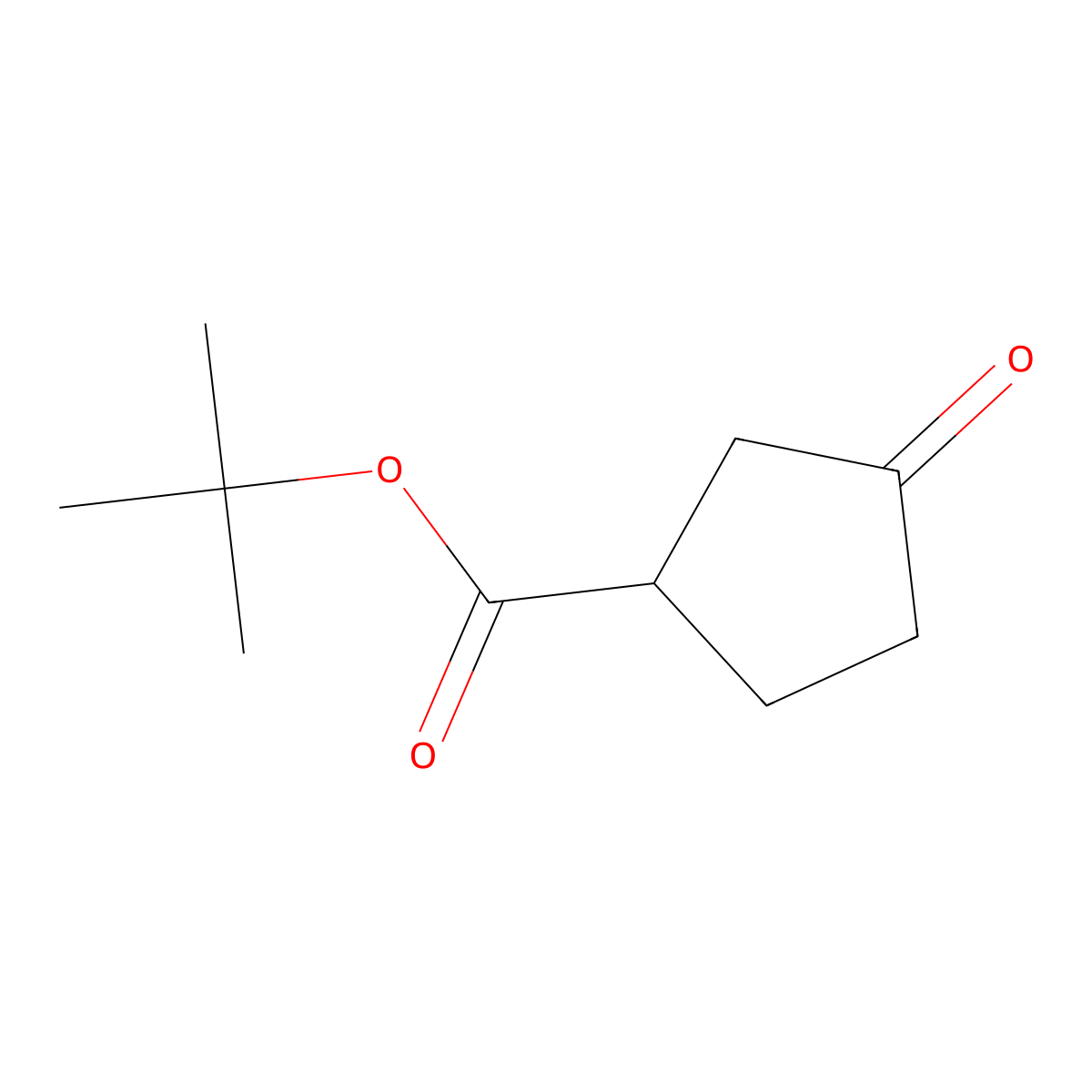 tert-Butyl (S)-3-oxocyclopentane-1-carboxylate molecular structure, CAS 107930-99-4