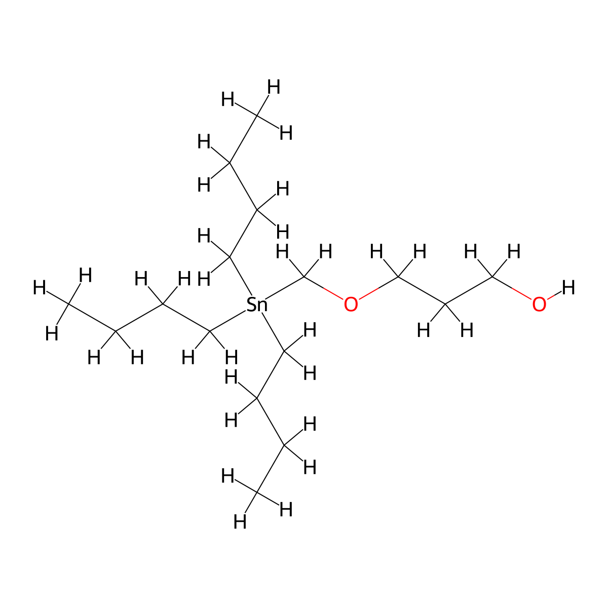3-[(Tributylstannyl)methoxy]-1-propanol molecular structure, CAS 1079333-34-8