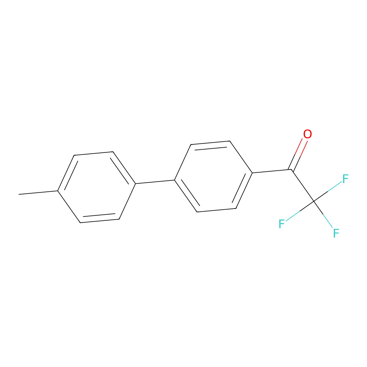 4'-(4-Methylphenyl)-2,2,2-trifluoroacetophenone molecular structure, CAS 1079392-70-3