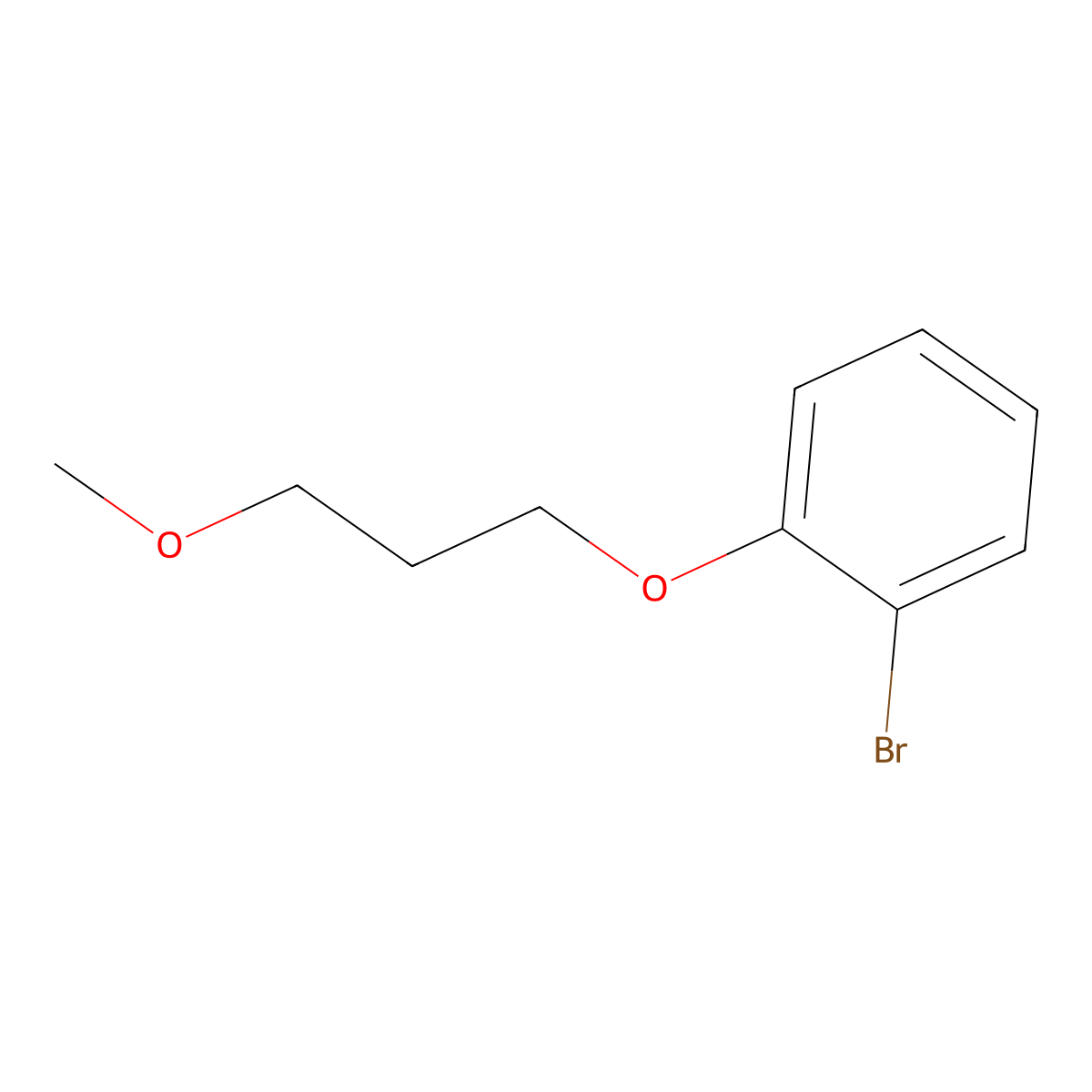 1-Bromo-2-(3-methoxypropoxy)benzene molecular structure, CAS 1079402-67-7