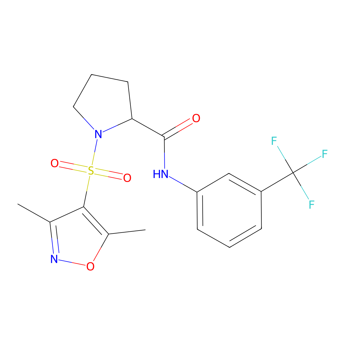 C17H18F3N3O4S molecular structure, CAS 1079904-64-5