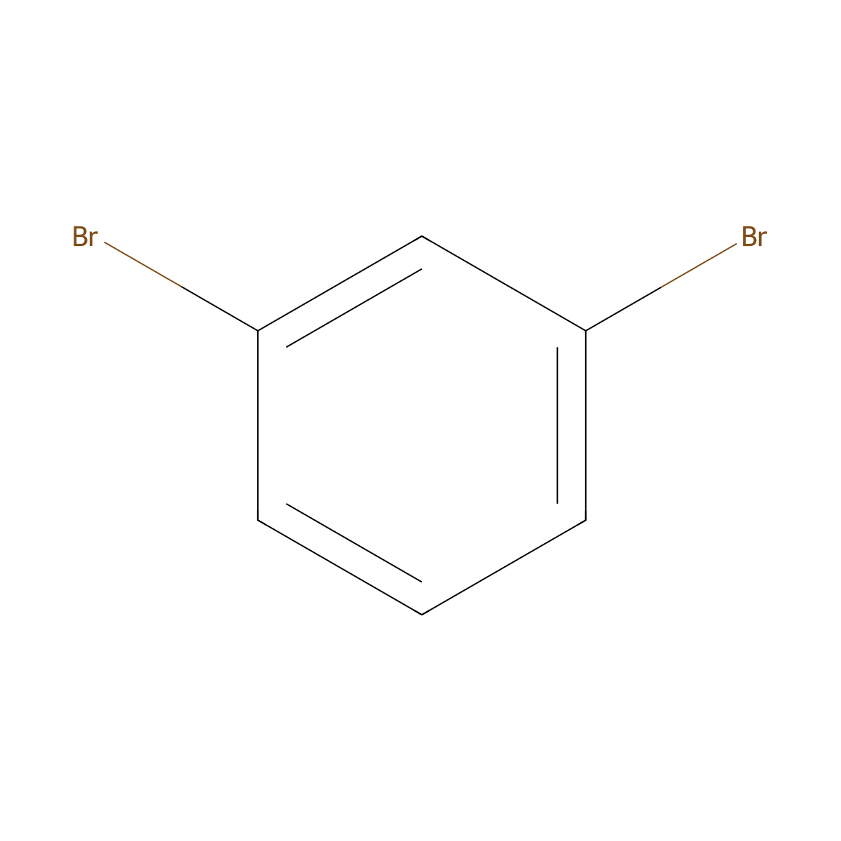 1,3-Dibromobenzene molecular structure, CAS 108-36-1