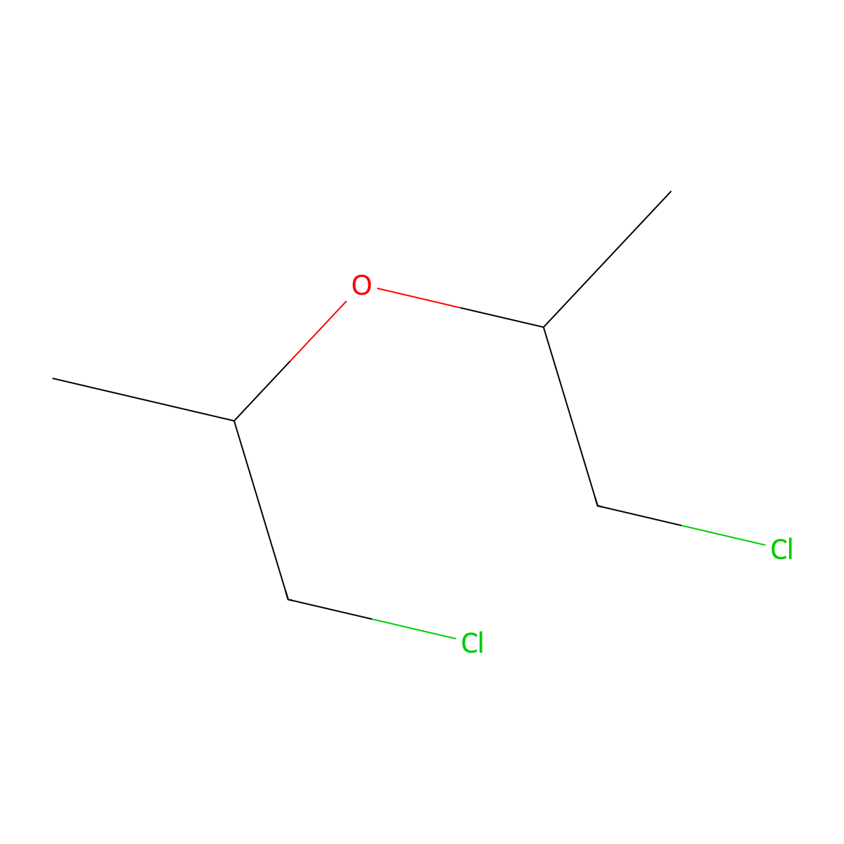 bis(2-Chloro-1-methylethyl) ether molecular structure, CAS 108-60-1