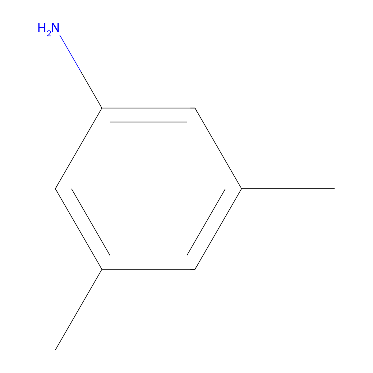 3,5-Dimethylaniline molecular structure, CAS 108-69-0