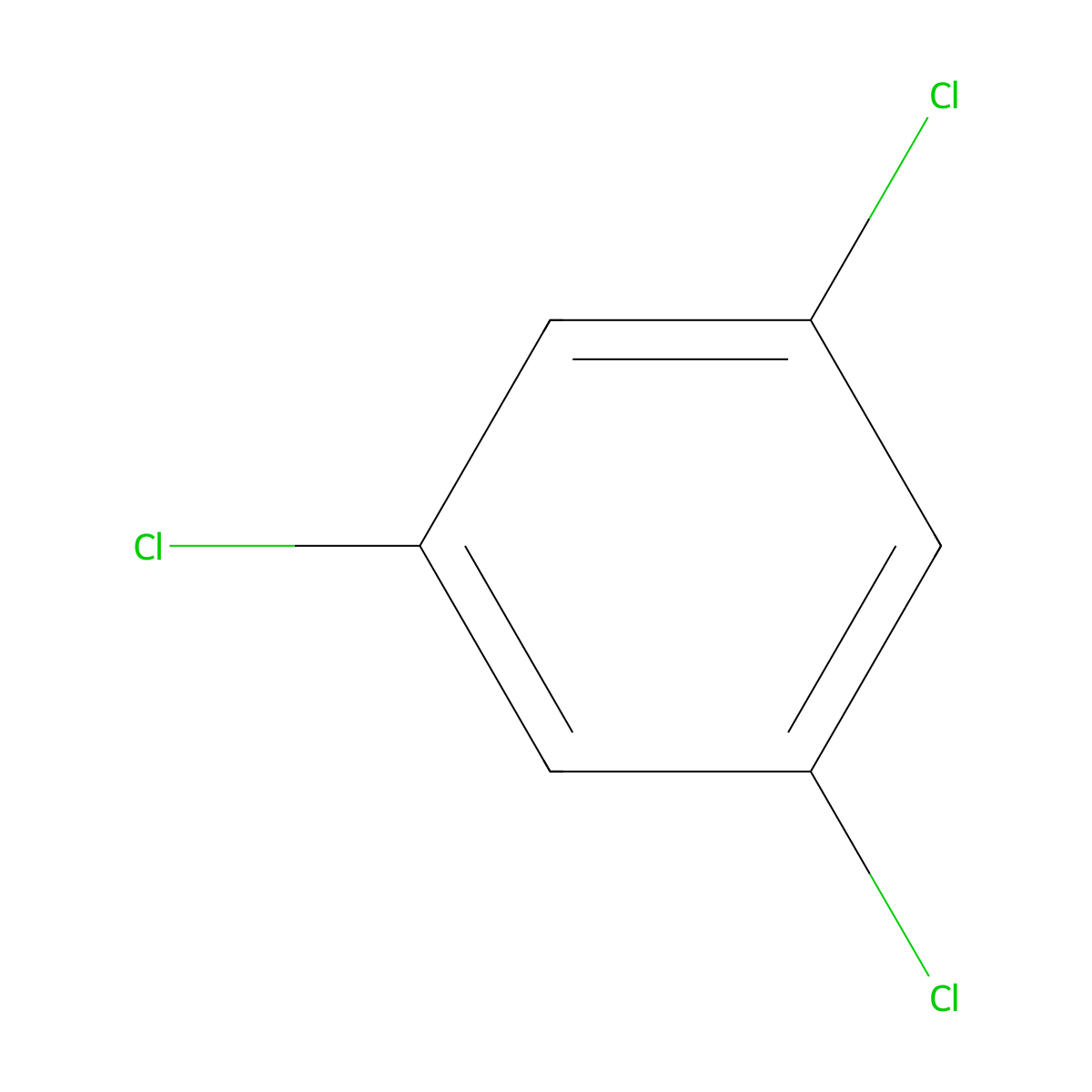 1,3,5-Trichlorobenzene molecular structure, CAS 108-70-3