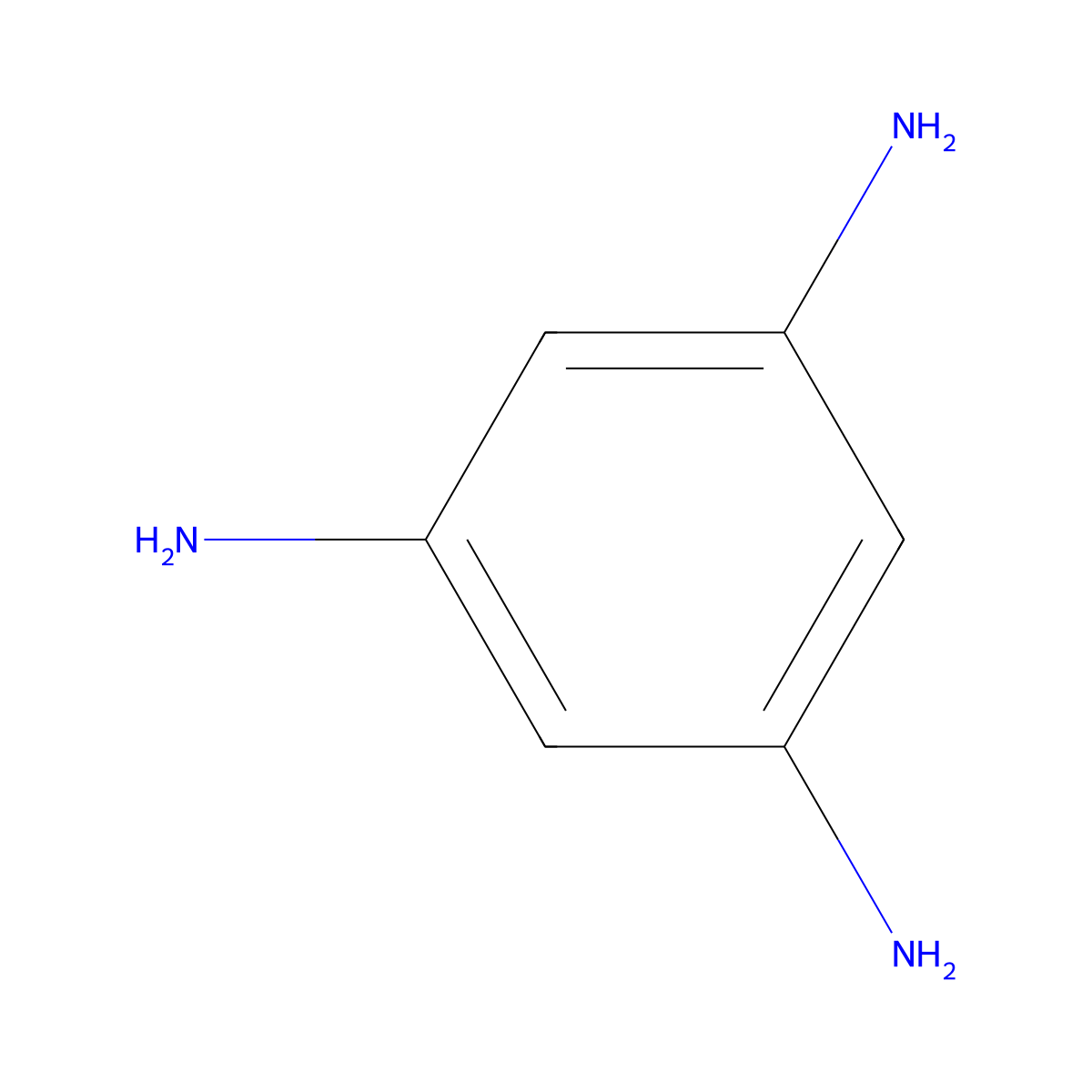 1,3,5-Triaminobenzene molecular structure, CAS 108-72-5