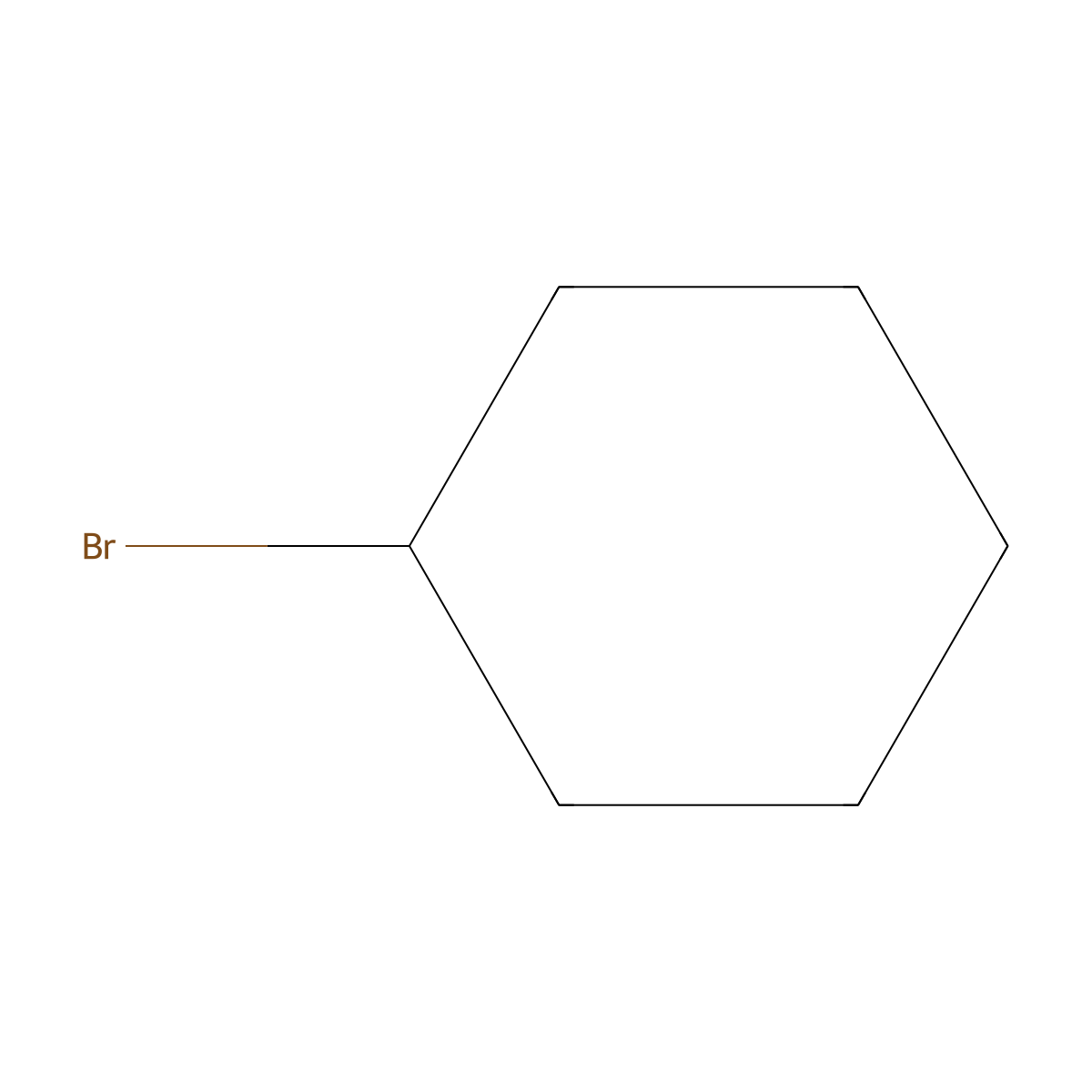 Cyclohexyl bromide molecular structure, CAS 108-85-0