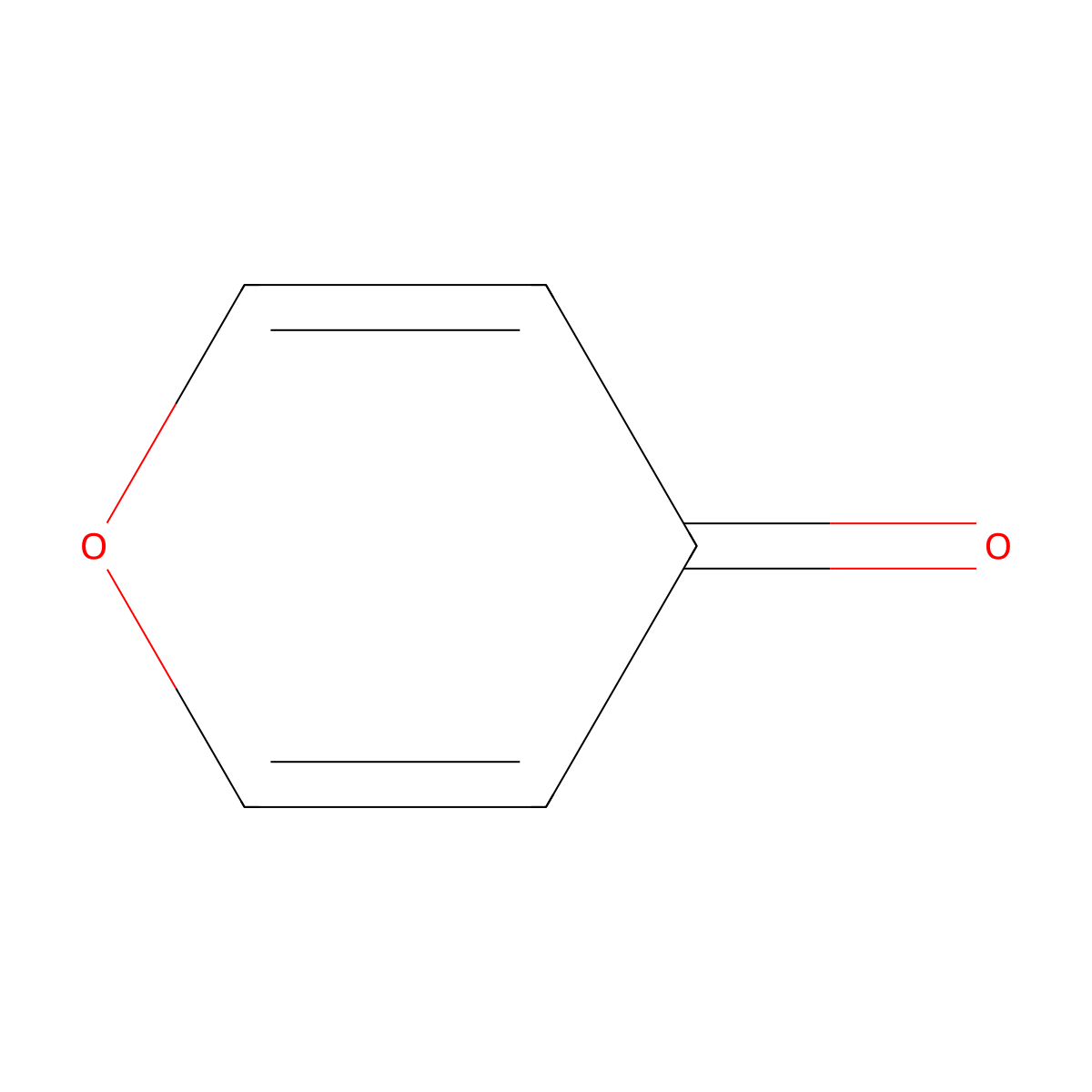 4H-pyran-4-one molecular structure, CAS 108-97-4