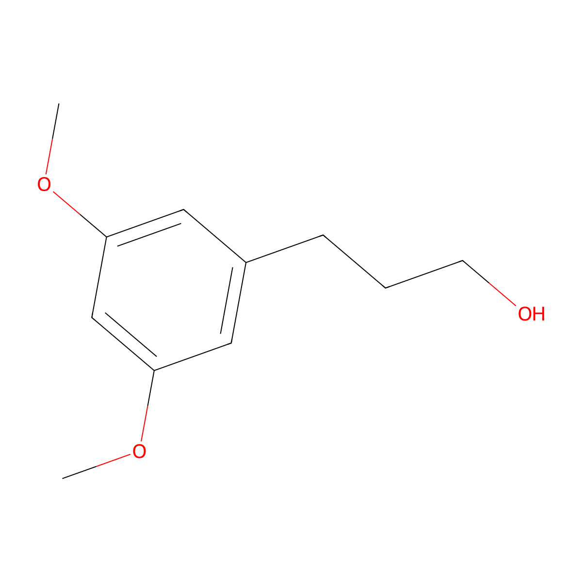 3-(3,5-Dimethoxy-phenyl)-propan-1-OL molecular structure, CAS 1080-05-3