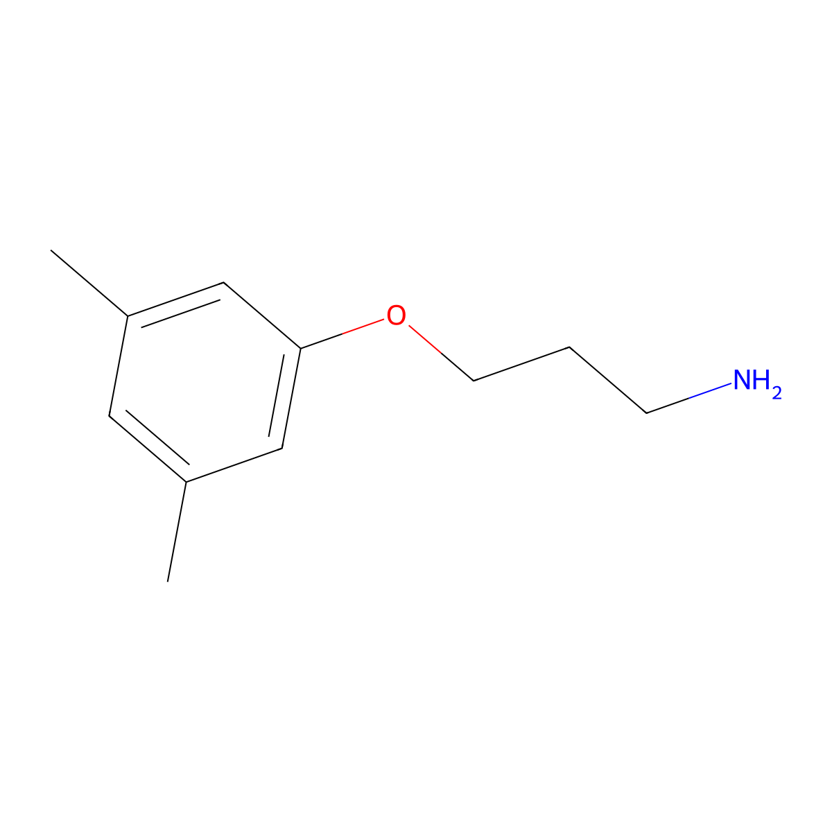 3-(3,5-Dimethylphenoxy)propan-1-amine molecular structure, CAS 108006-26-4