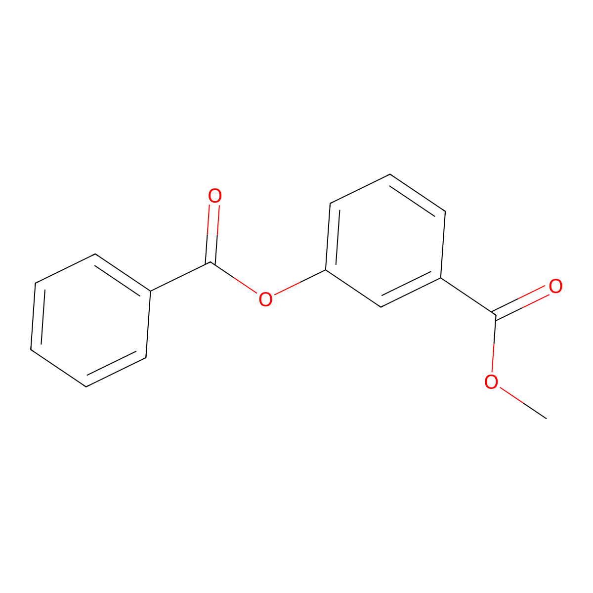 Methyl 3-benzoyloxybenzoate molecular structure, CAS 108011-99-0