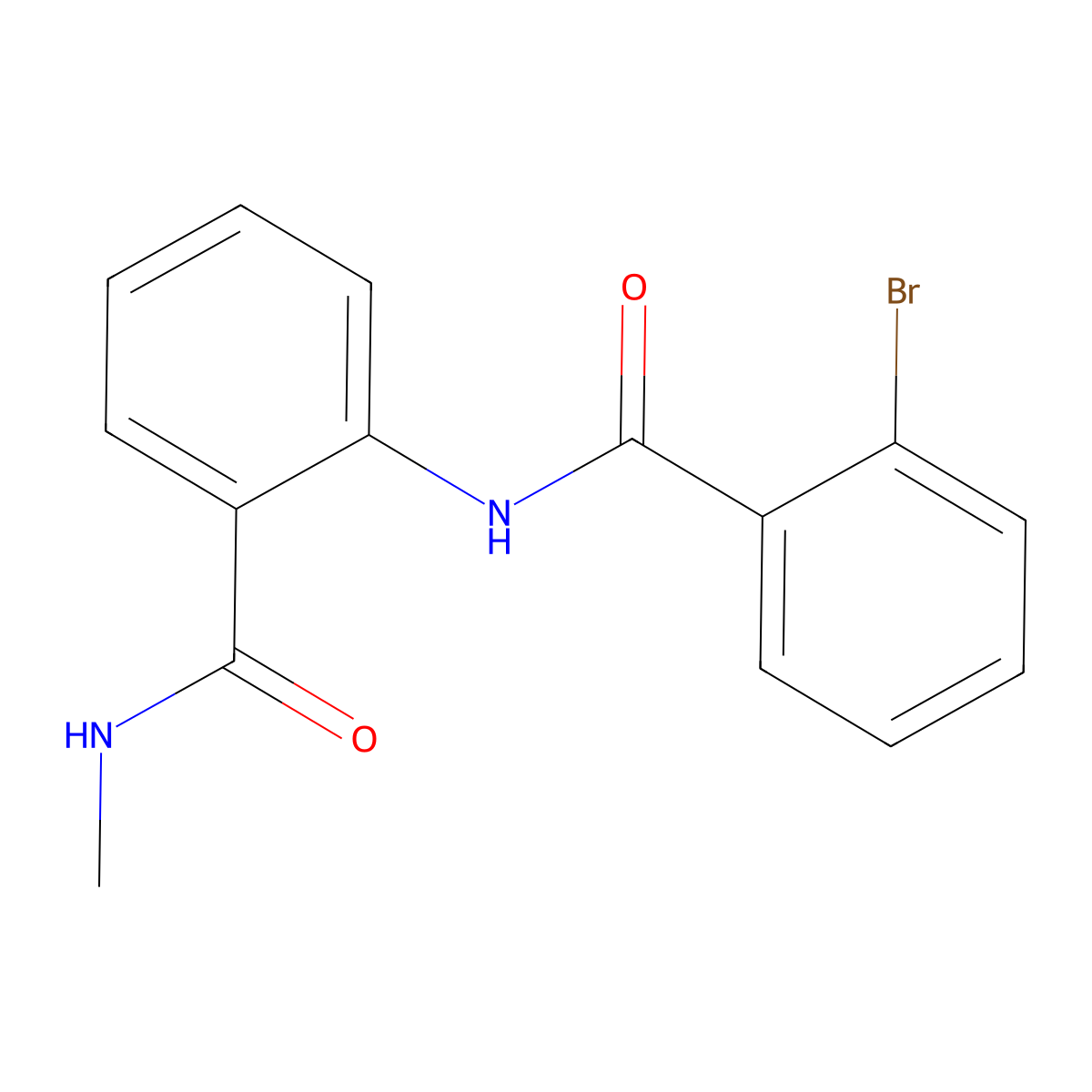 2-[(2-bromobenzoyl)amino]-N-methylbenzamide molecular structure, CAS 108013-28-1