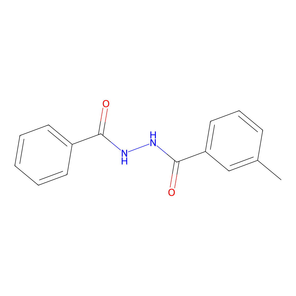 N'-benzoyl-3-methylbenzohydrazide molecular structure, CAS 108013-58-7