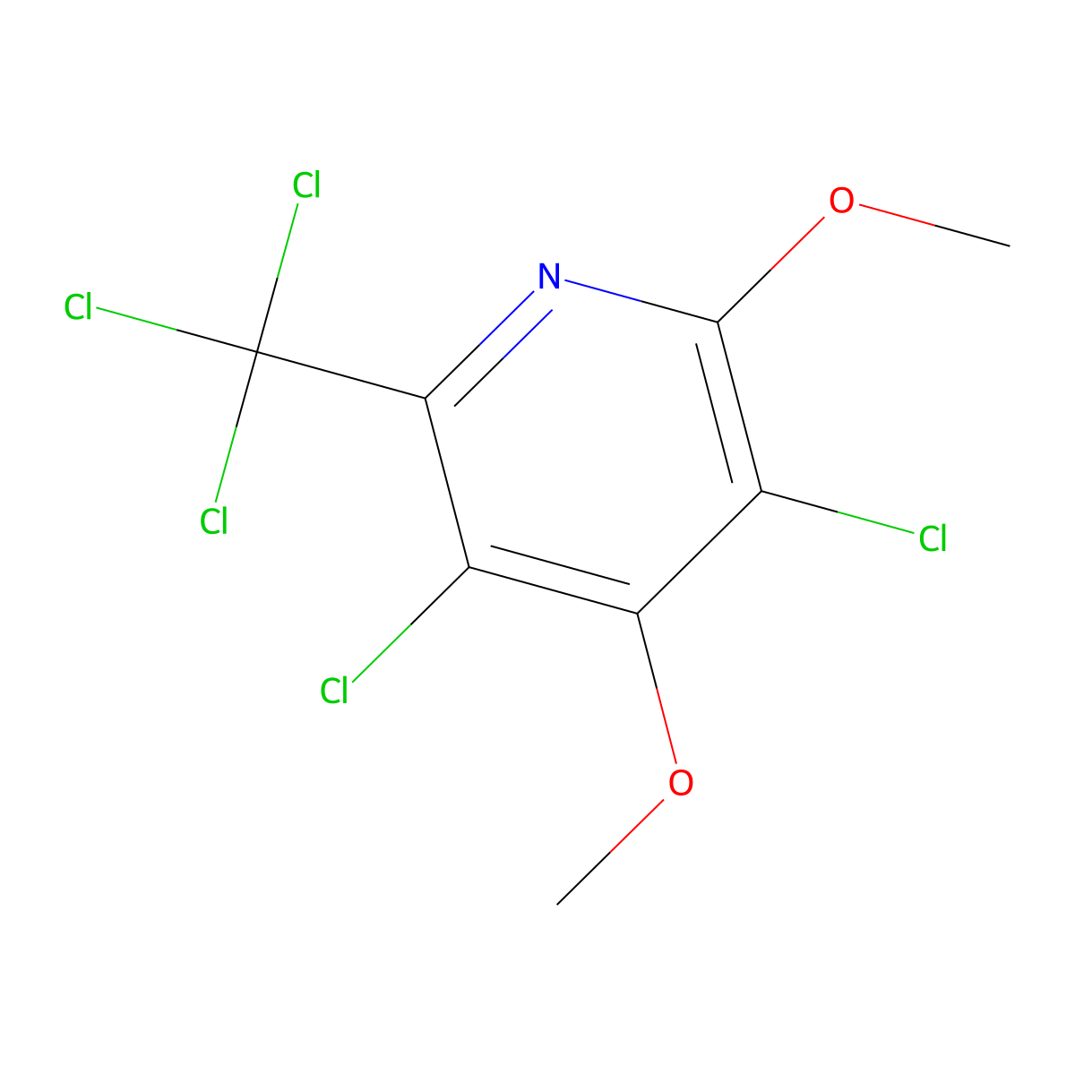 Penclomedine molecular structure, CAS 108030-77-9
