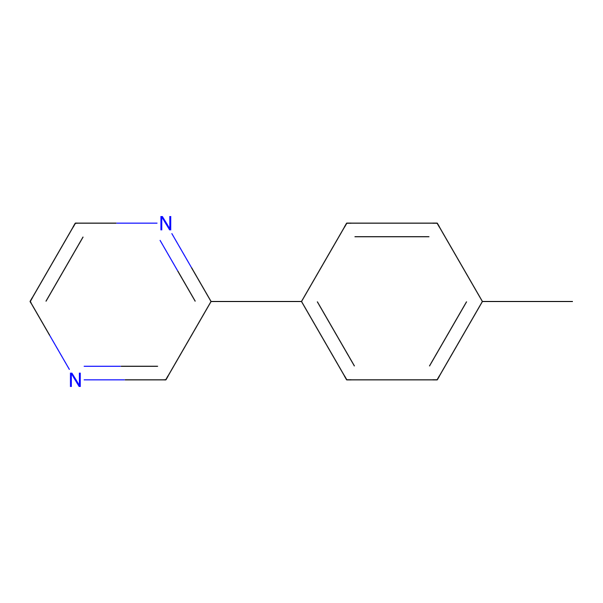 2-(4-Methylphenyl)pyrazine molecular structure, CAS 108030-80-4