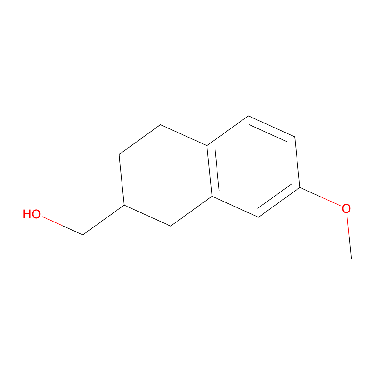 (7-Methoxy-1,2,3,4-tetrahydronaphthalen-2-yl)methanol molecular structure, CAS 108048-58-4