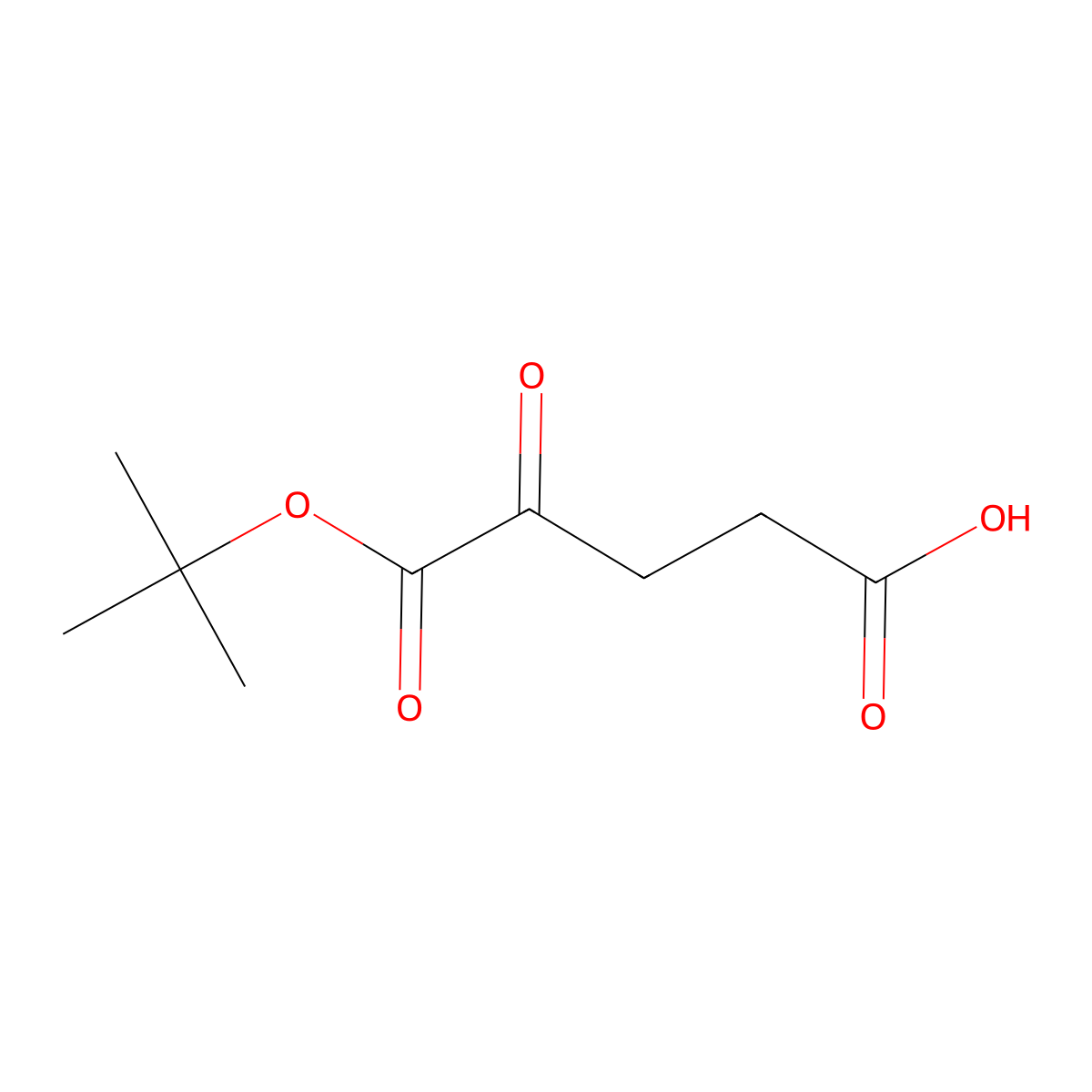 5-(Tert-butoxy)-4,5-dioxopentanoic acid molecular structure, CAS 108050-21-1