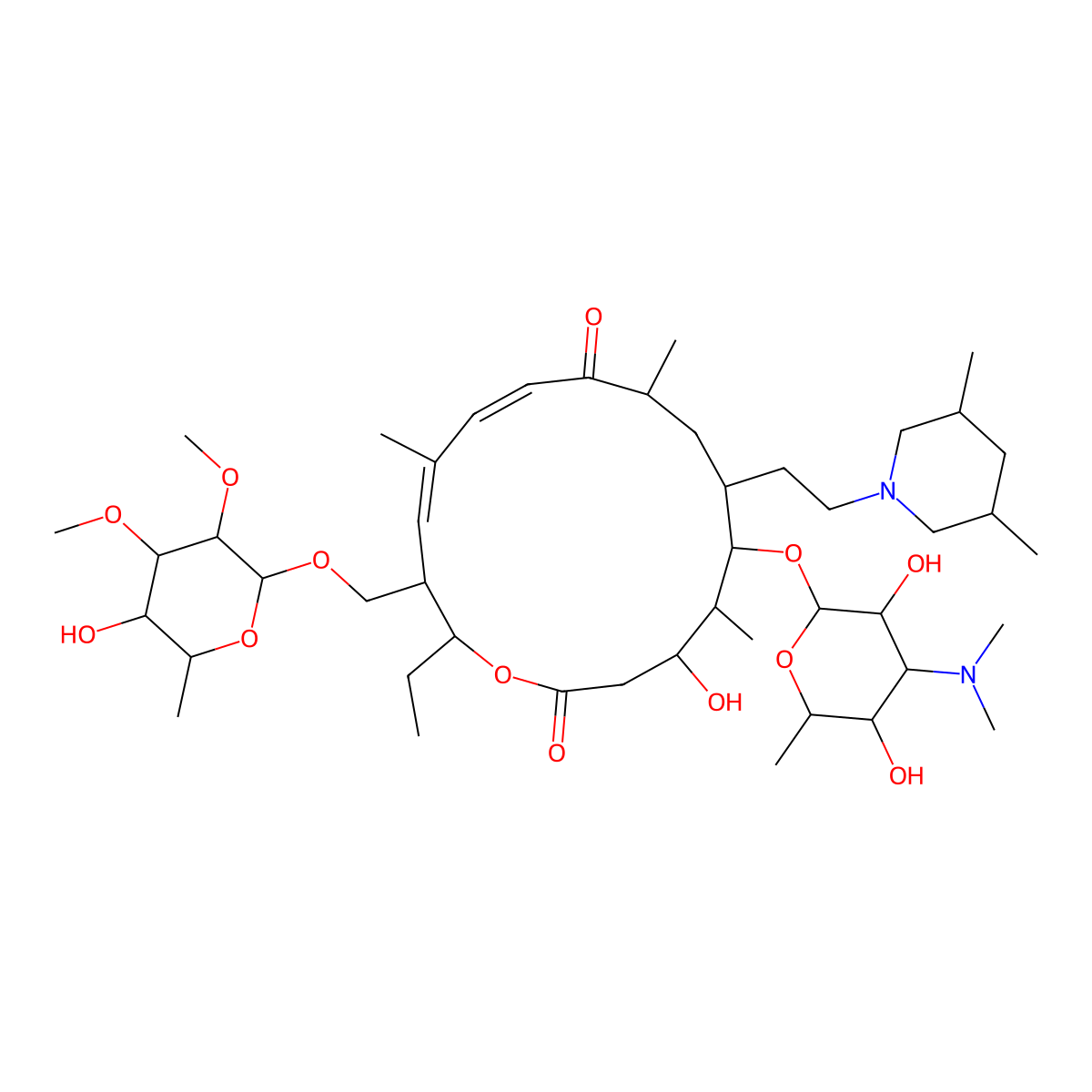 Tilmicosin molecular structure, CAS 108050-54-0