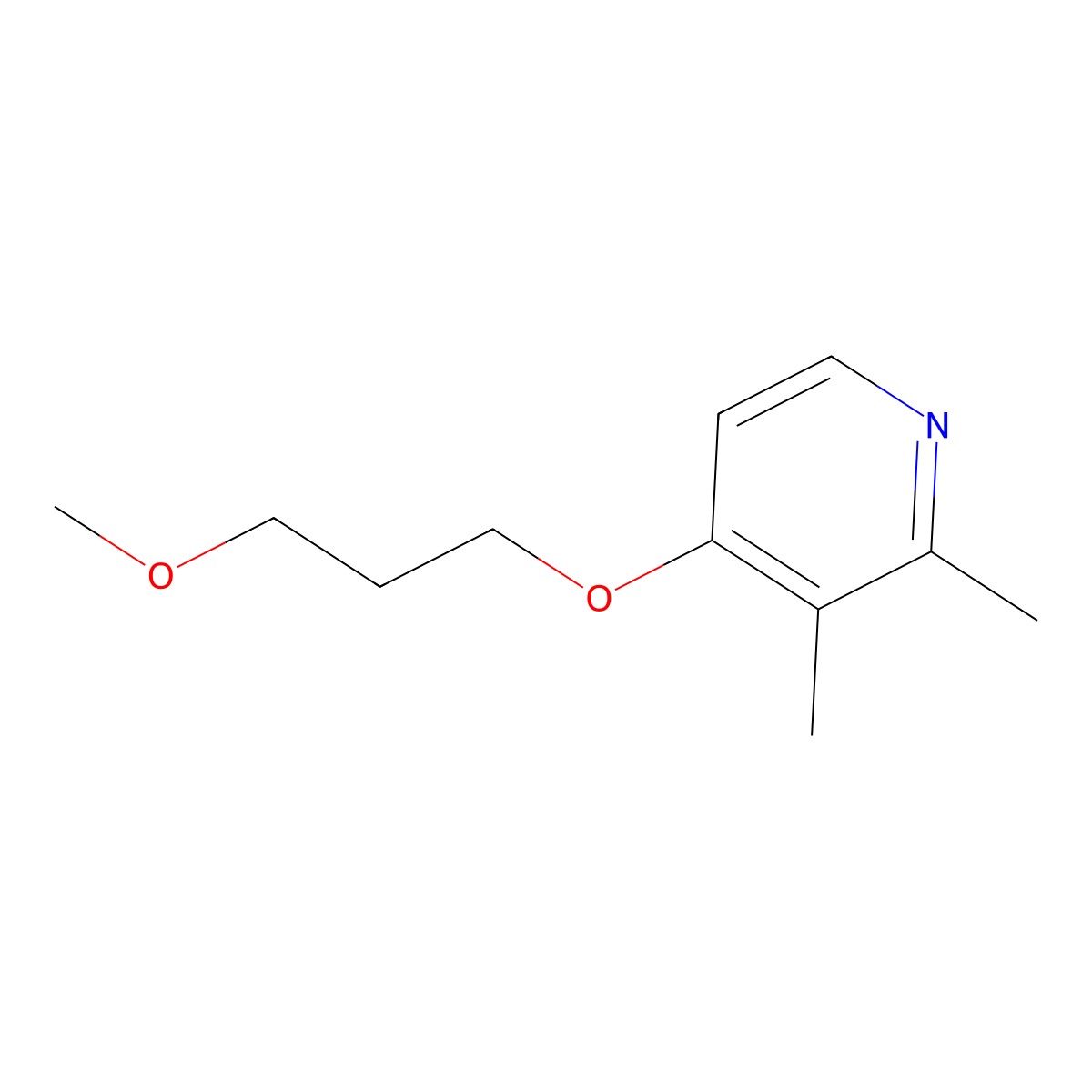 4-(3-Methoxypropoxy)-2,3-dimethylpyridine molecular structure, CAS 1080503-70-3