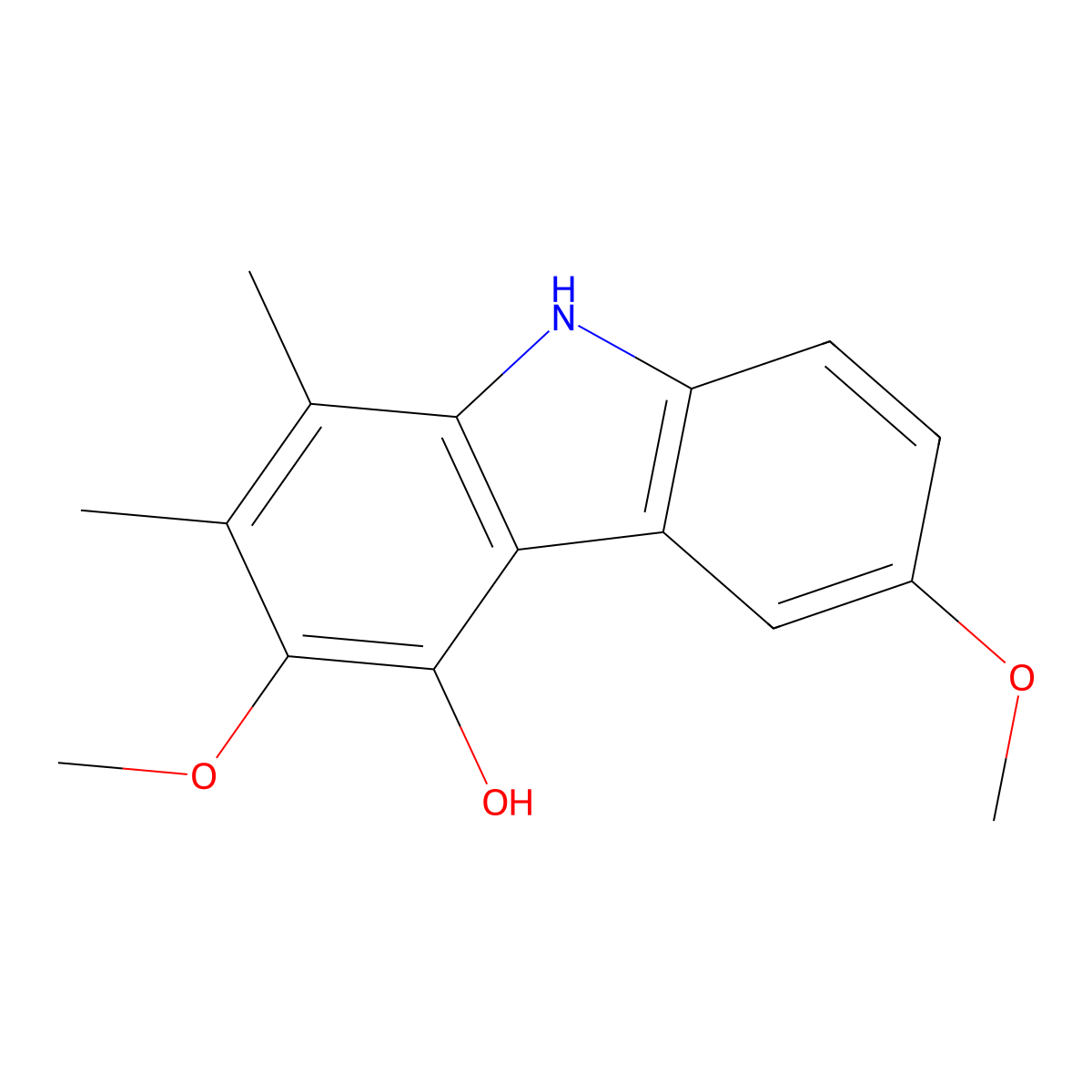 Carbazomycin C molecular structure, CAS 108073-62-7
