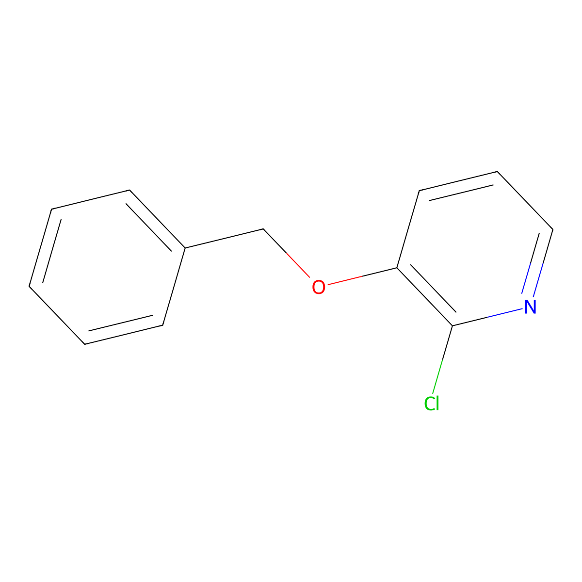3-(Benzyloxy)-2-chloropyridine molecular structure, CAS 108082-72-0