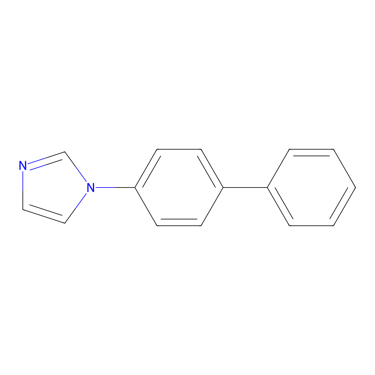 1-(4-Phenylphenyl)imidazole molecular structure, CAS 108085-60-5