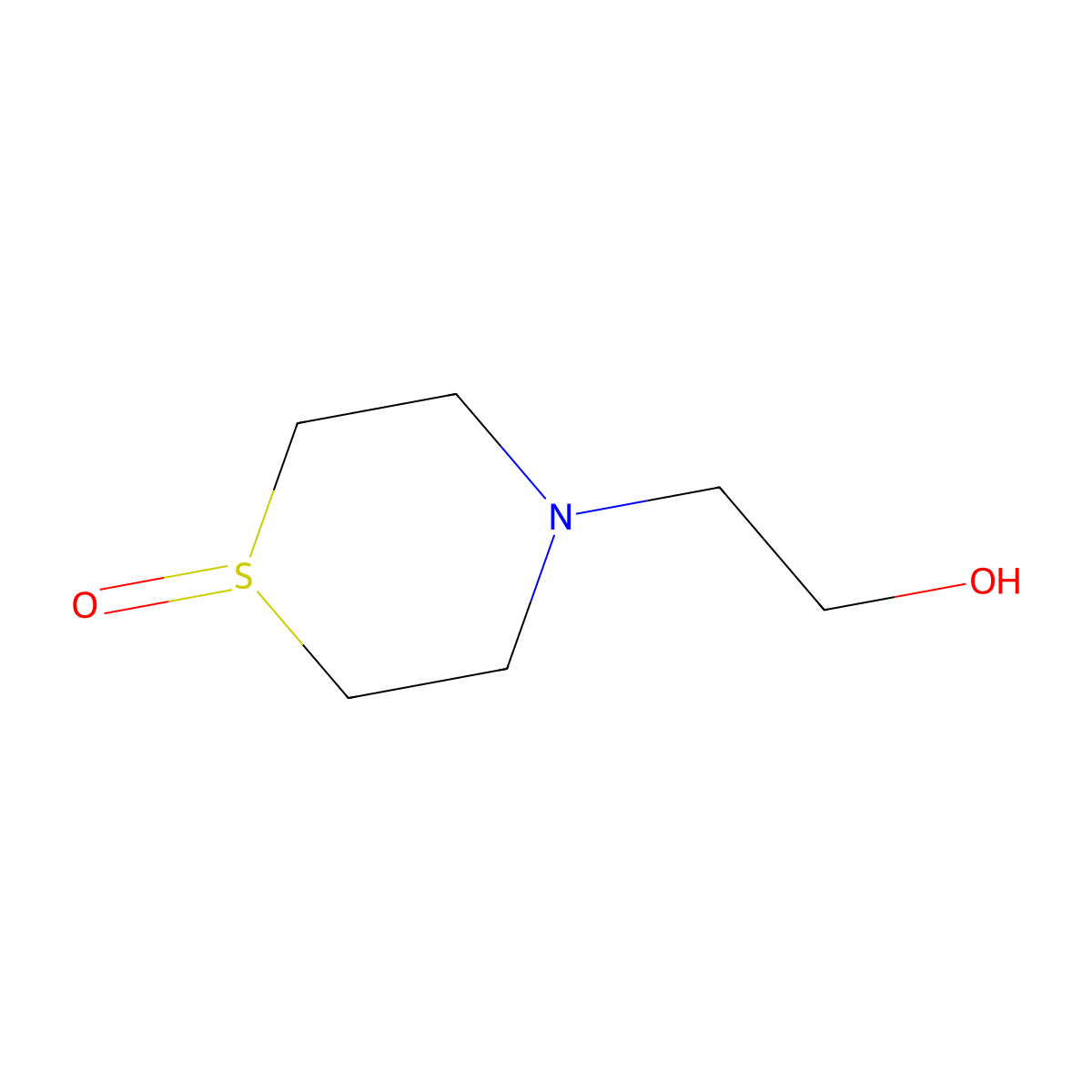 4-(2-Hydroxyethyl)-1lambda~4~,4-thiazinan-1-one molecular structure, CAS 108099-42-9