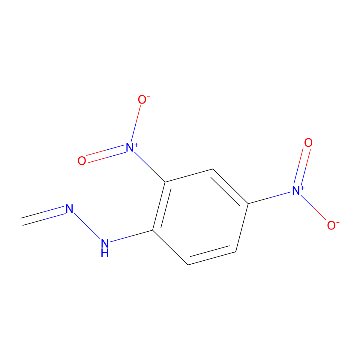 1-(2,4-Dinitrophenyl)-2-methylenehydrazine molecular structure, CAS 1081-15-8