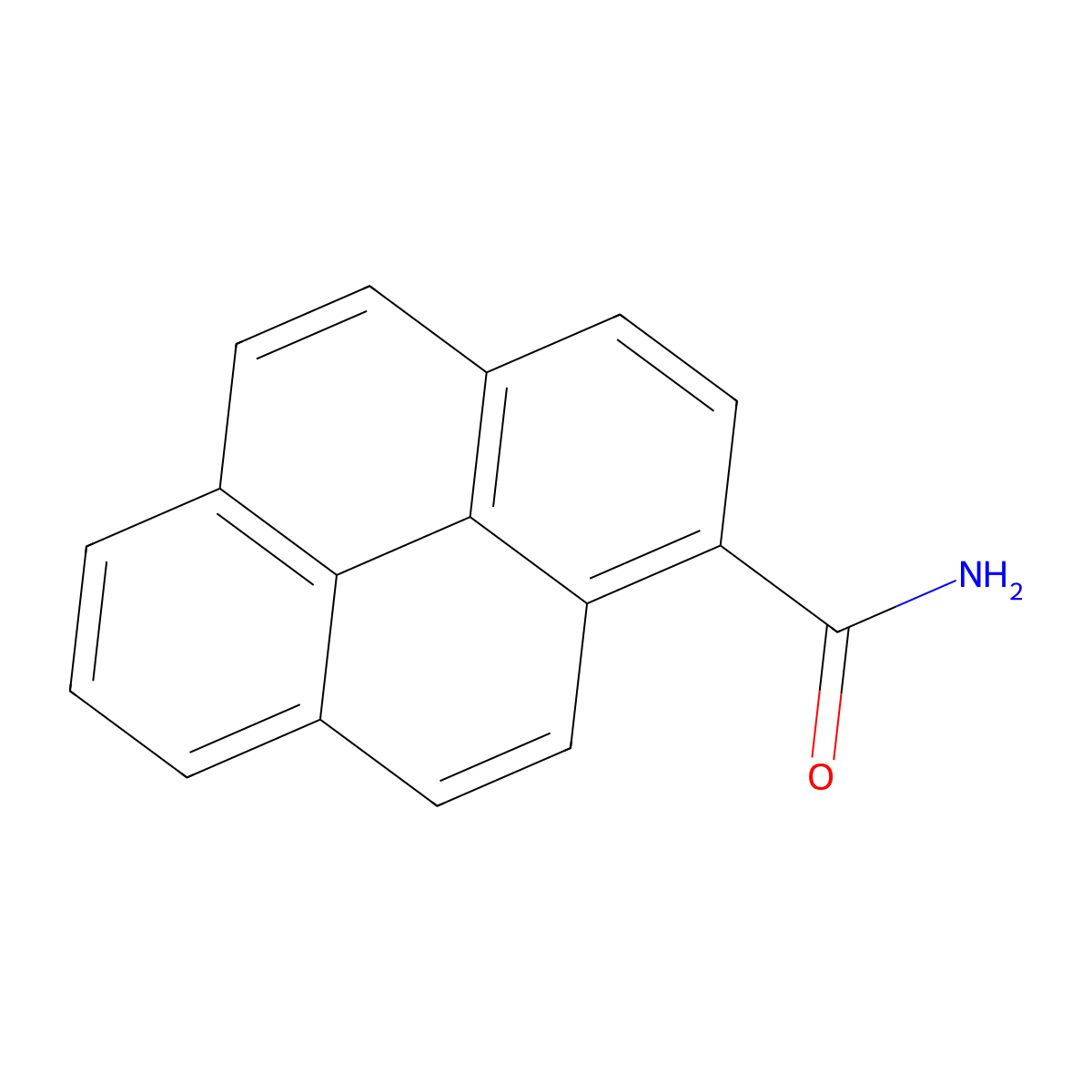 Pyrenecarboxamide molecular structure, CAS 1081111-02-5
