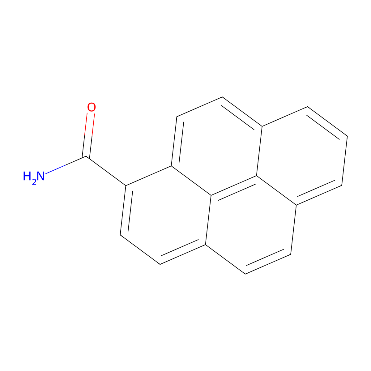 Pyrenecarboxamide molecular structure, CAS 1081111-02-5