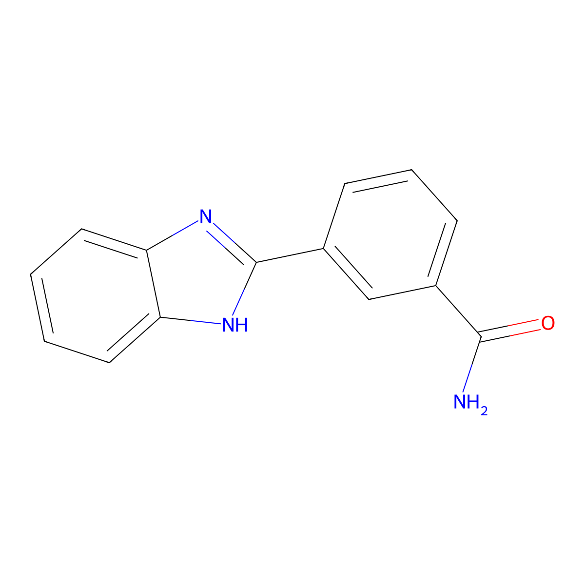 3-(1H-Benzo[d]imidazol-2-yl)benzamide molecular structure, CAS 1081112-55-1