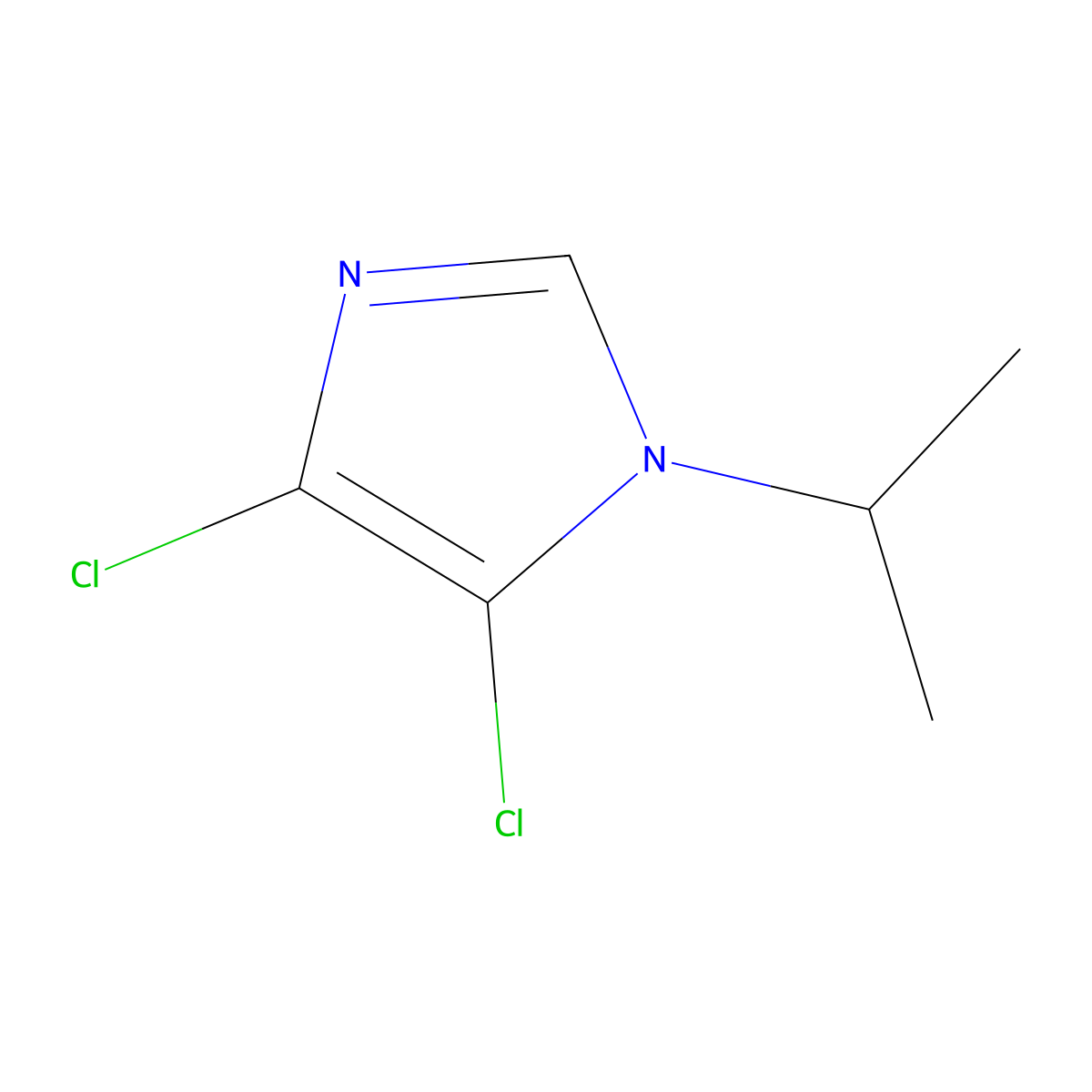 4,5-dichloro-1-isopropyl-1H-imidazole molecular structure, CAS 1081131-60-3