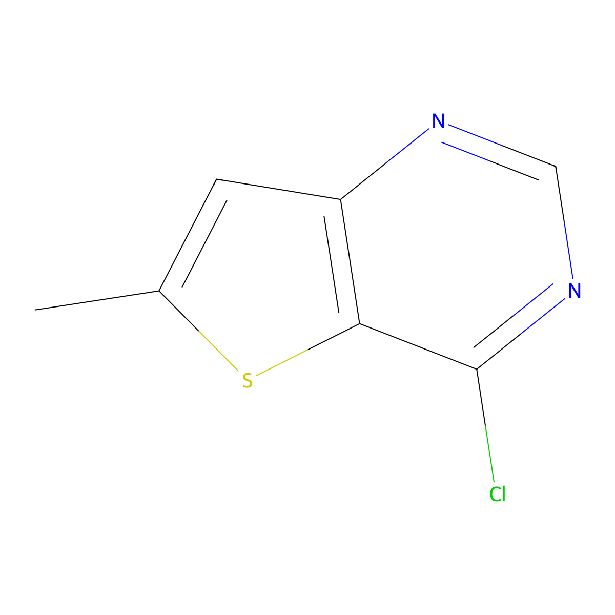 4-Chloro-6-methylthieno[3,2-d]pyrimidine molecular structure, CAS 108134-22-1
