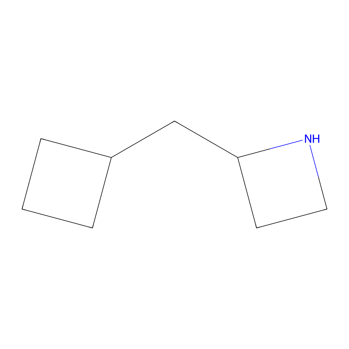 2-(Cyclobutylmethyl)azetidine molecular structure, CAS 1081513-97-4